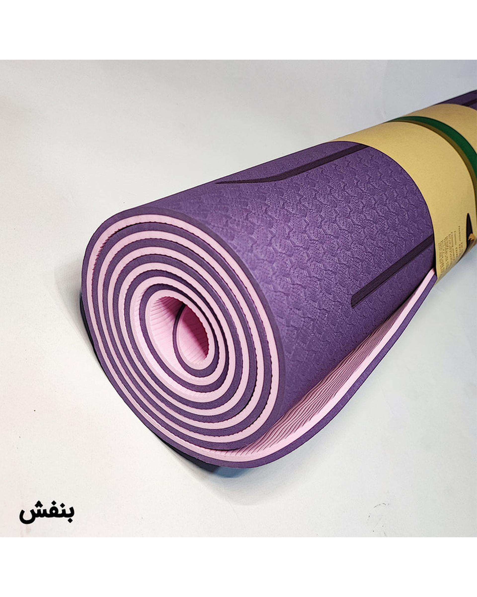 مت یوگا و پیلاتس بنفش الکس مدل 2022 ضخامت 8 میلی متر
