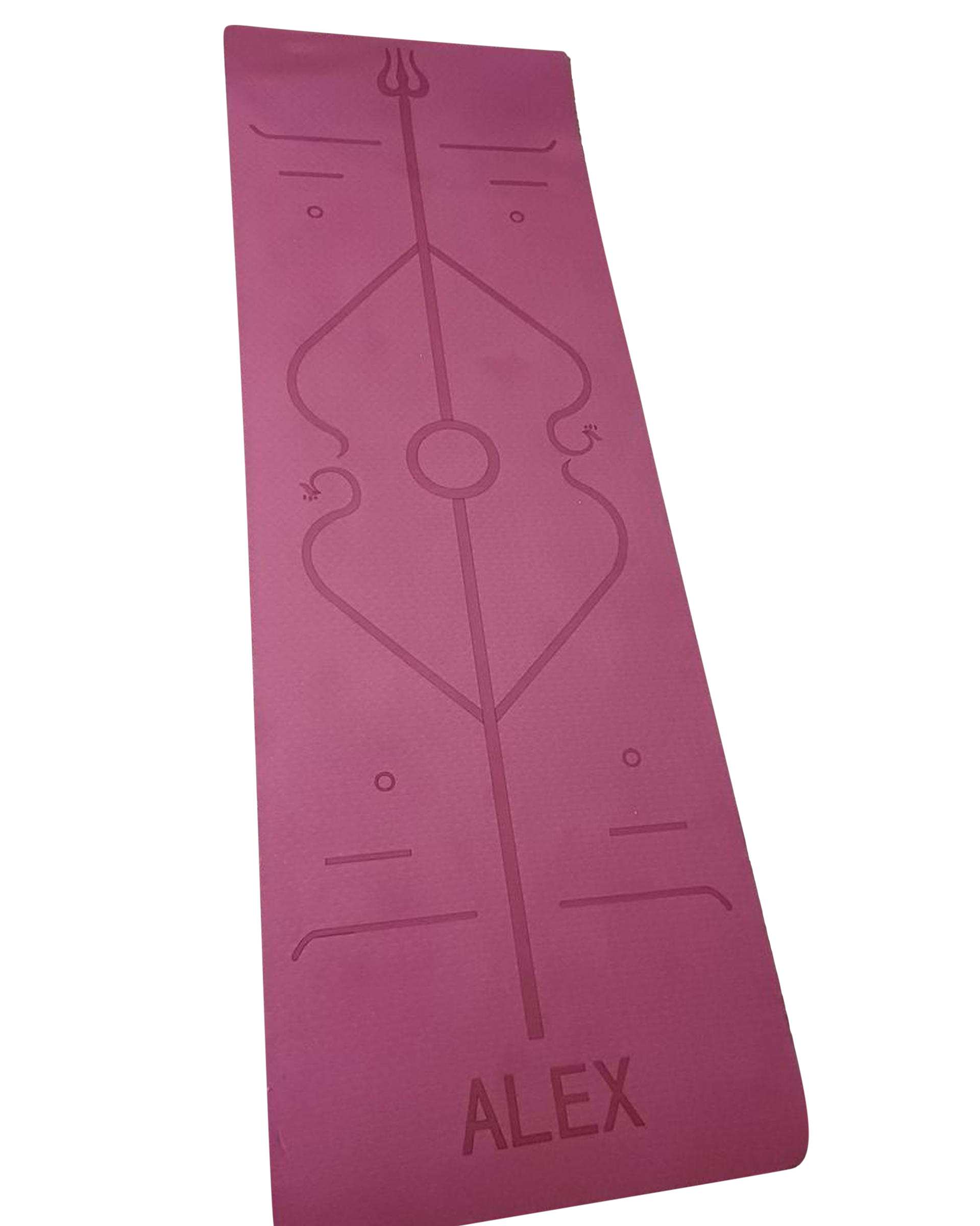 مت یوگا و پیلاتس صورتی الکس مدل 2022 ضخامت 8 میلی متر