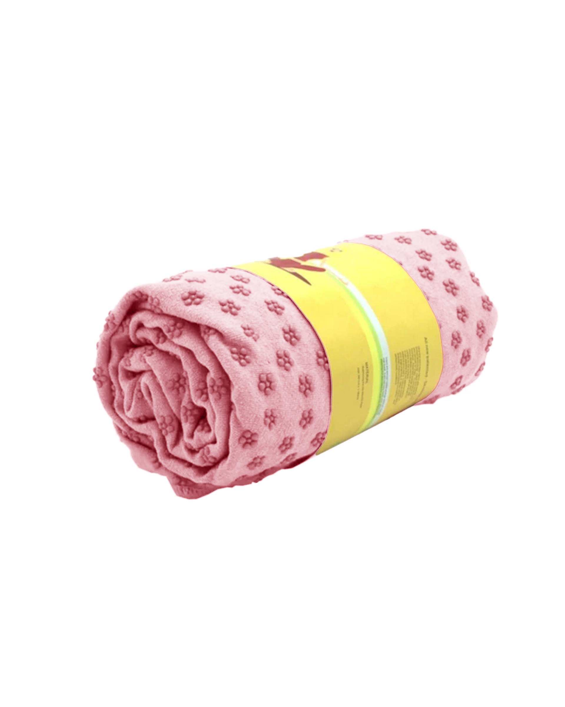 مت یوگا و پیلاتس حوله ای صورتی