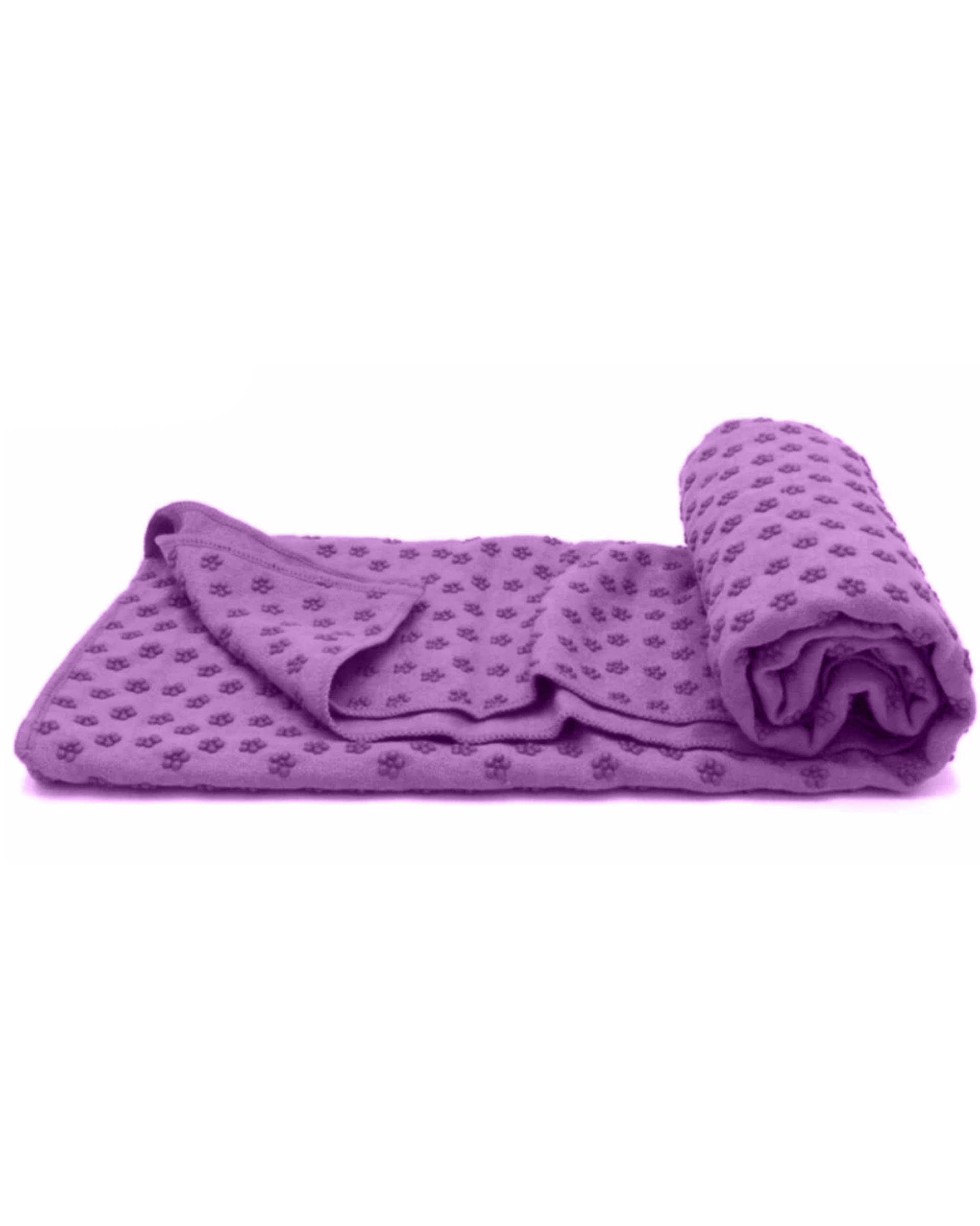 مت یوگا و پیلاتس حوله ای بنفش