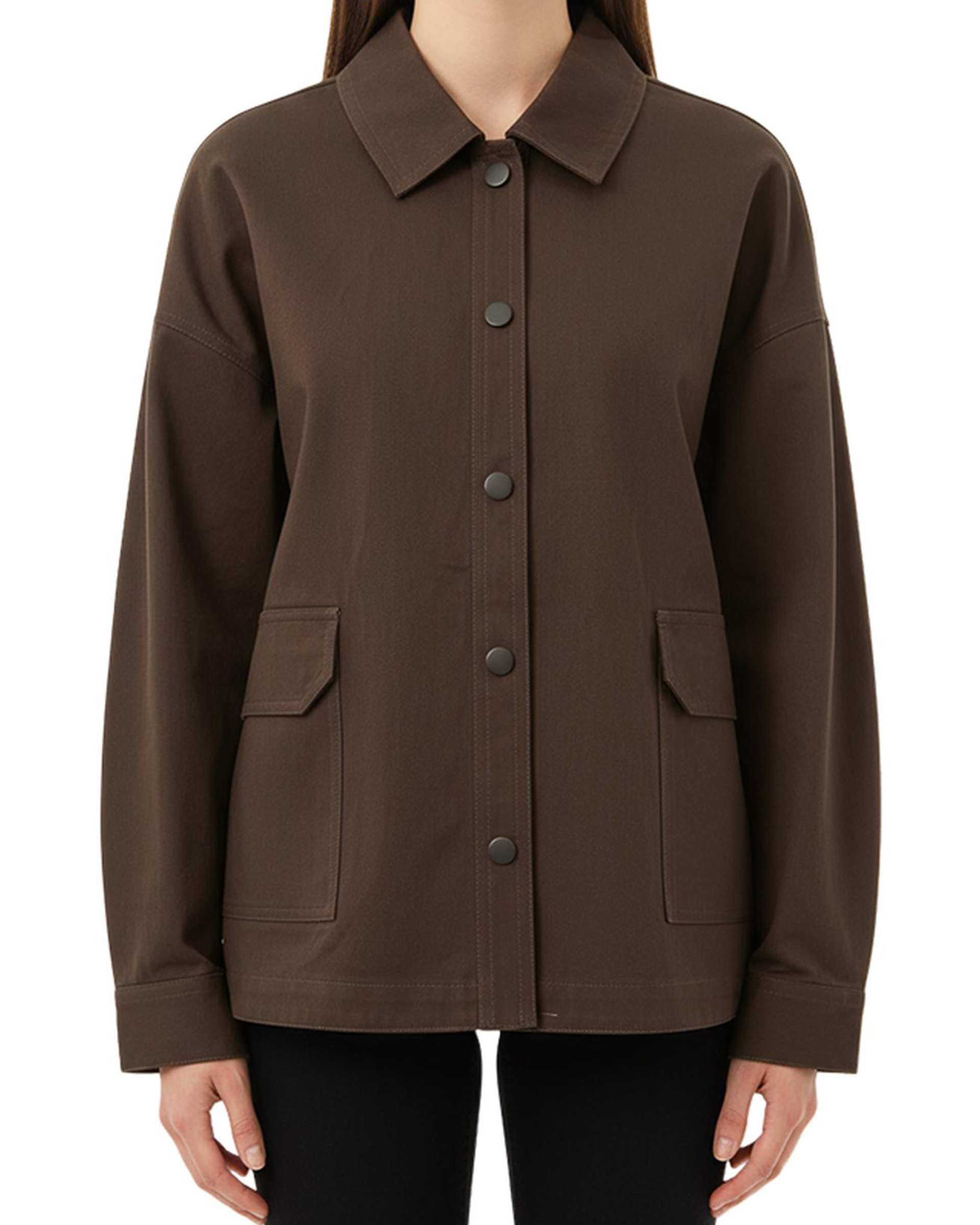 کت زنانه قهوه ای سرژه Serge کد 232187