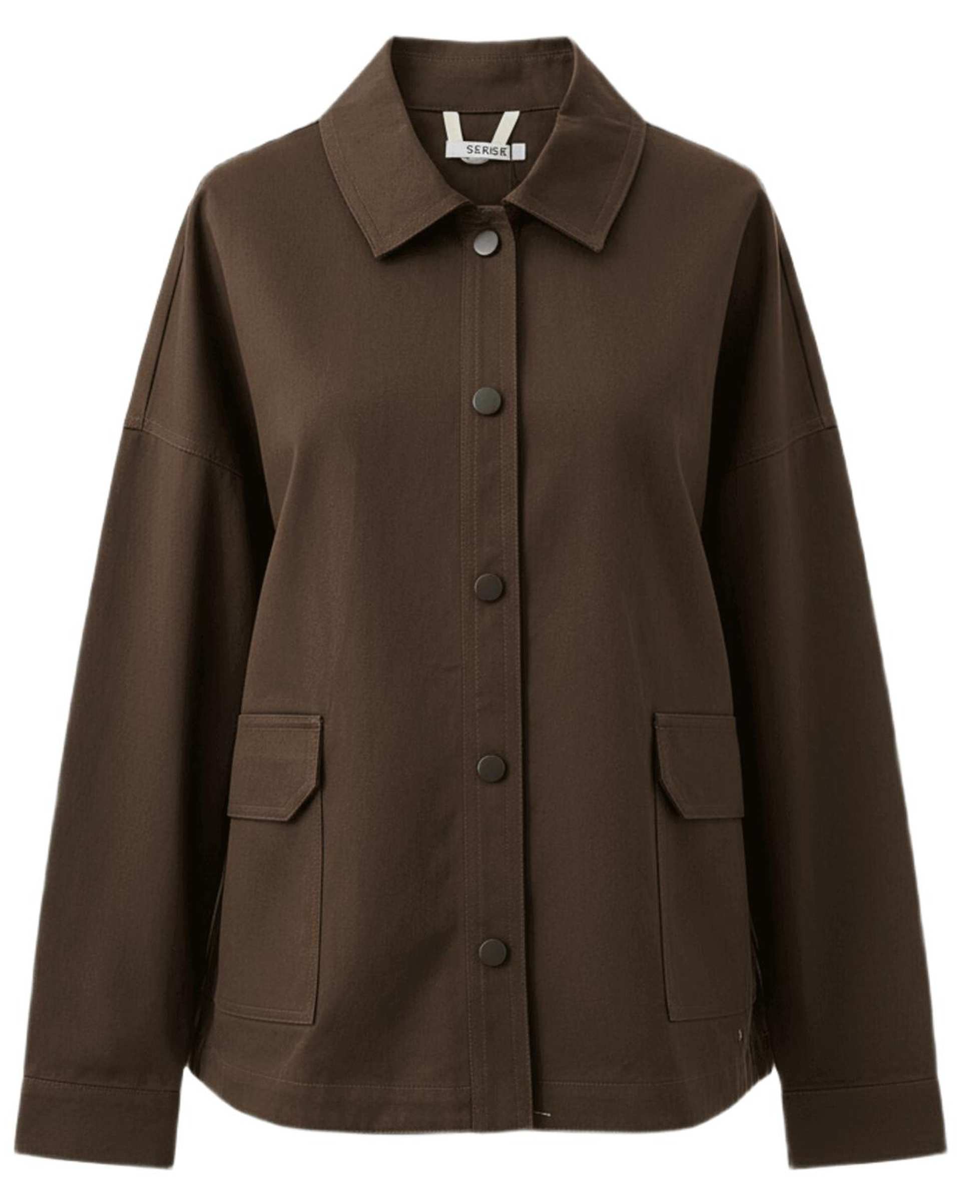 کت زنانه قهوه ای سرژه Serge کد 232187