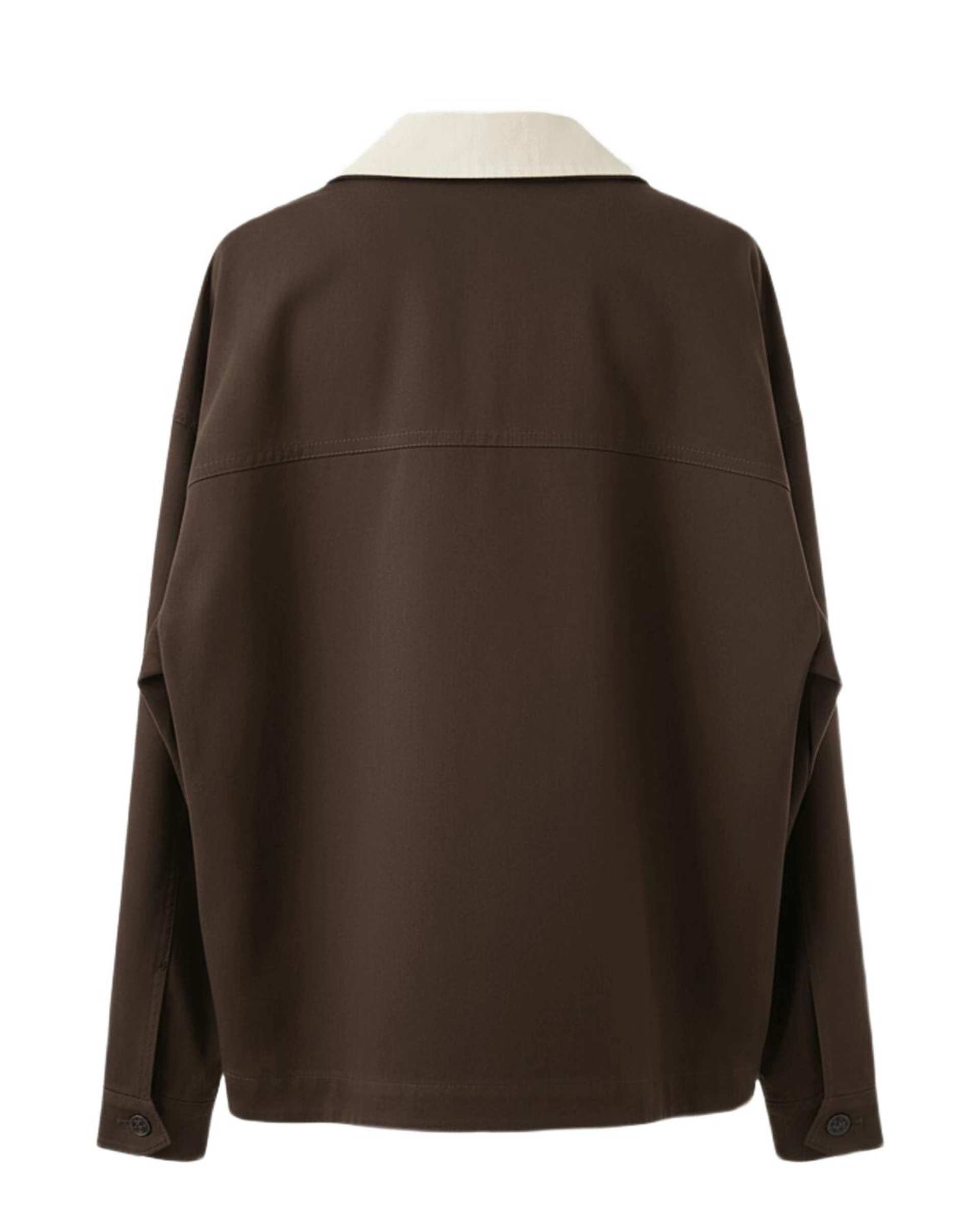 کت زنانه قهوه ای کرم سرژه Serge کد 232187