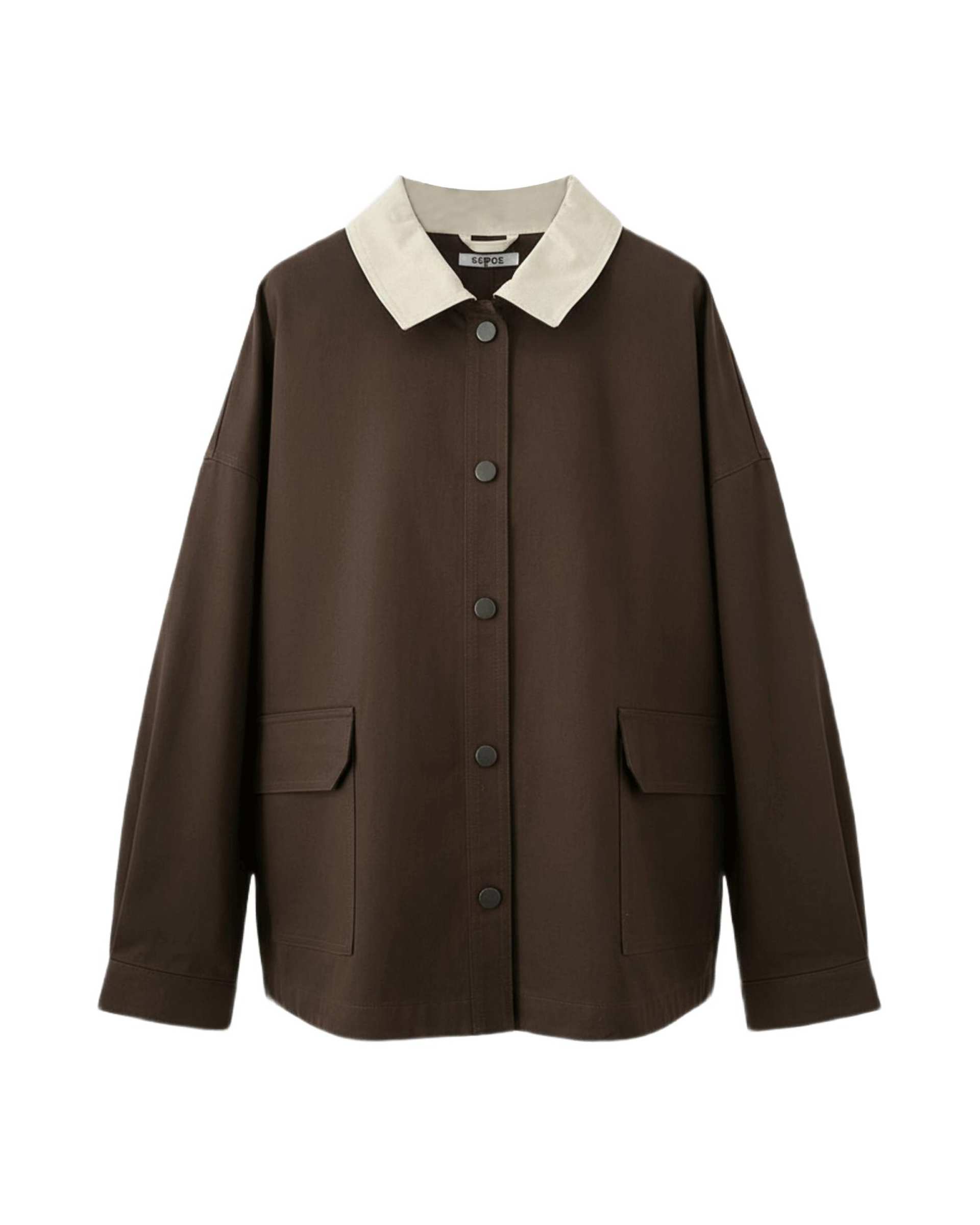 کت زنانه قهوه ای کرم سرژه Serge کد 232187