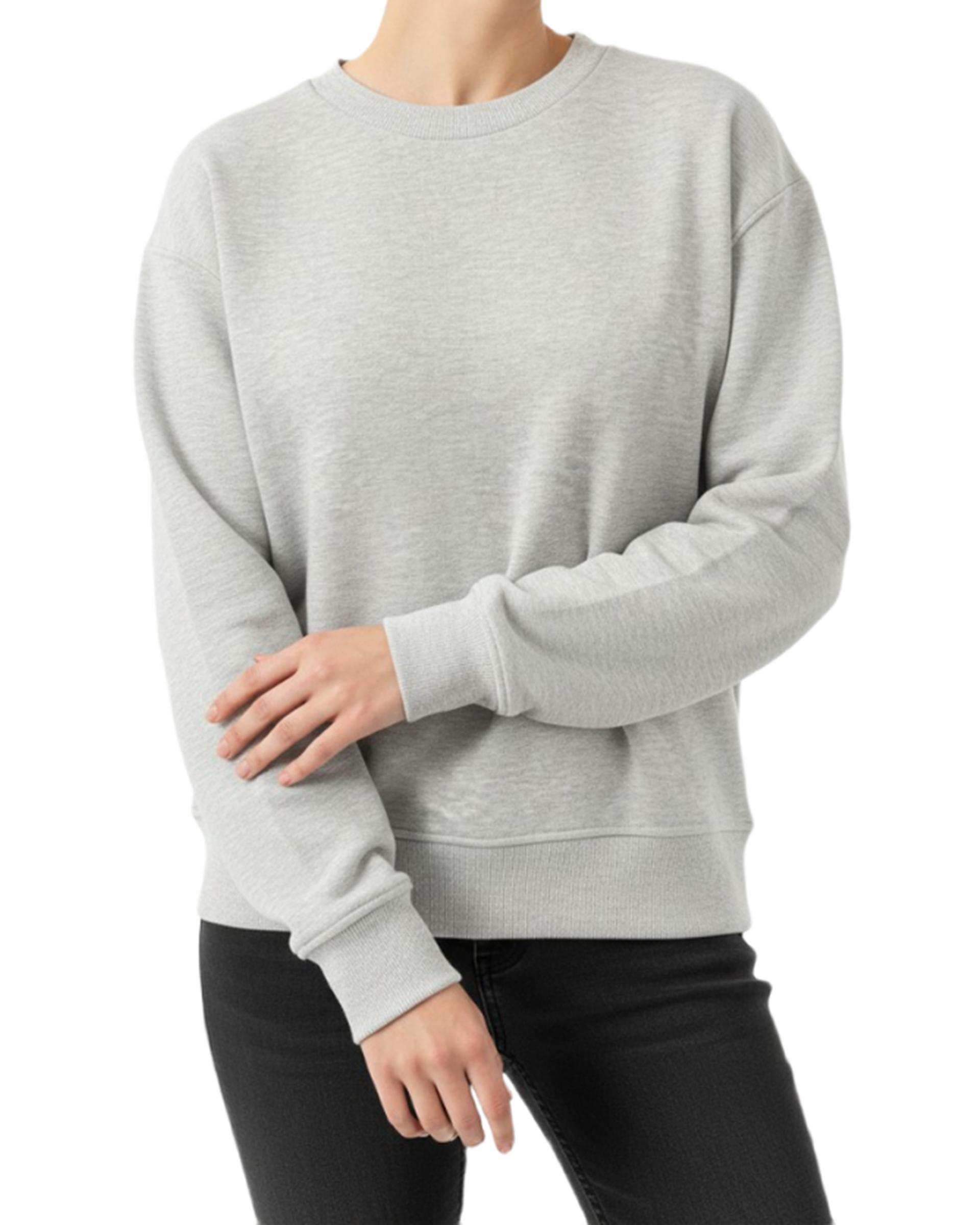 سویشرت زنانه طوسی سرژه Serge کد 243106