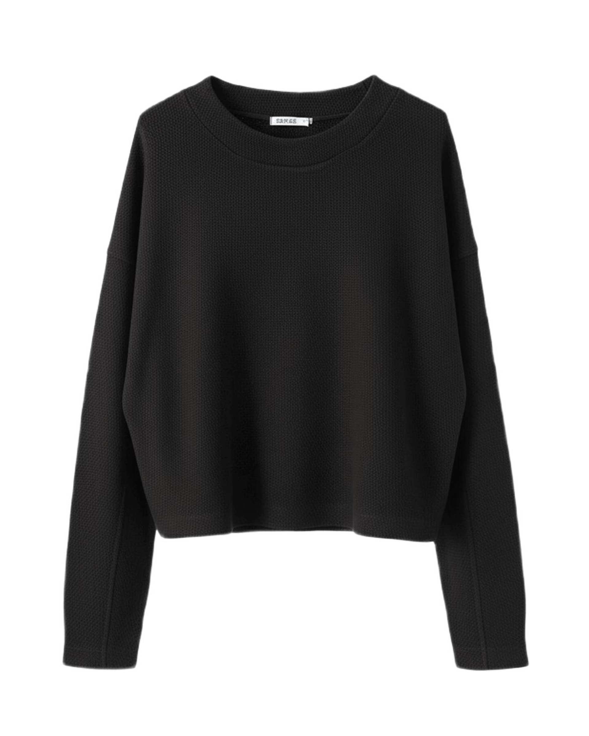 بلوز زنانه مشکی سرژه Serge کد 243109