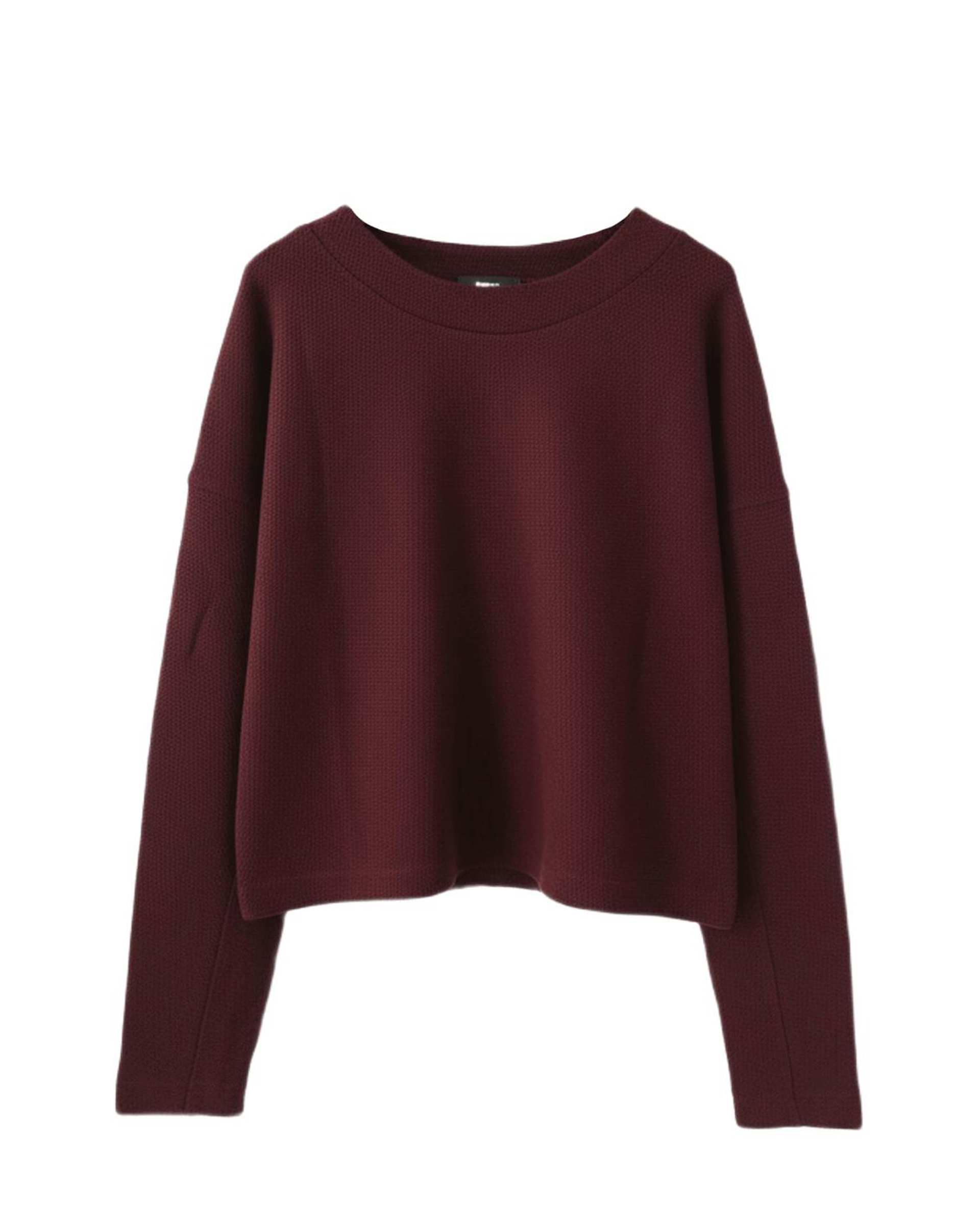 بلوز زنانه زرشکی سرژه Serge کد 243109