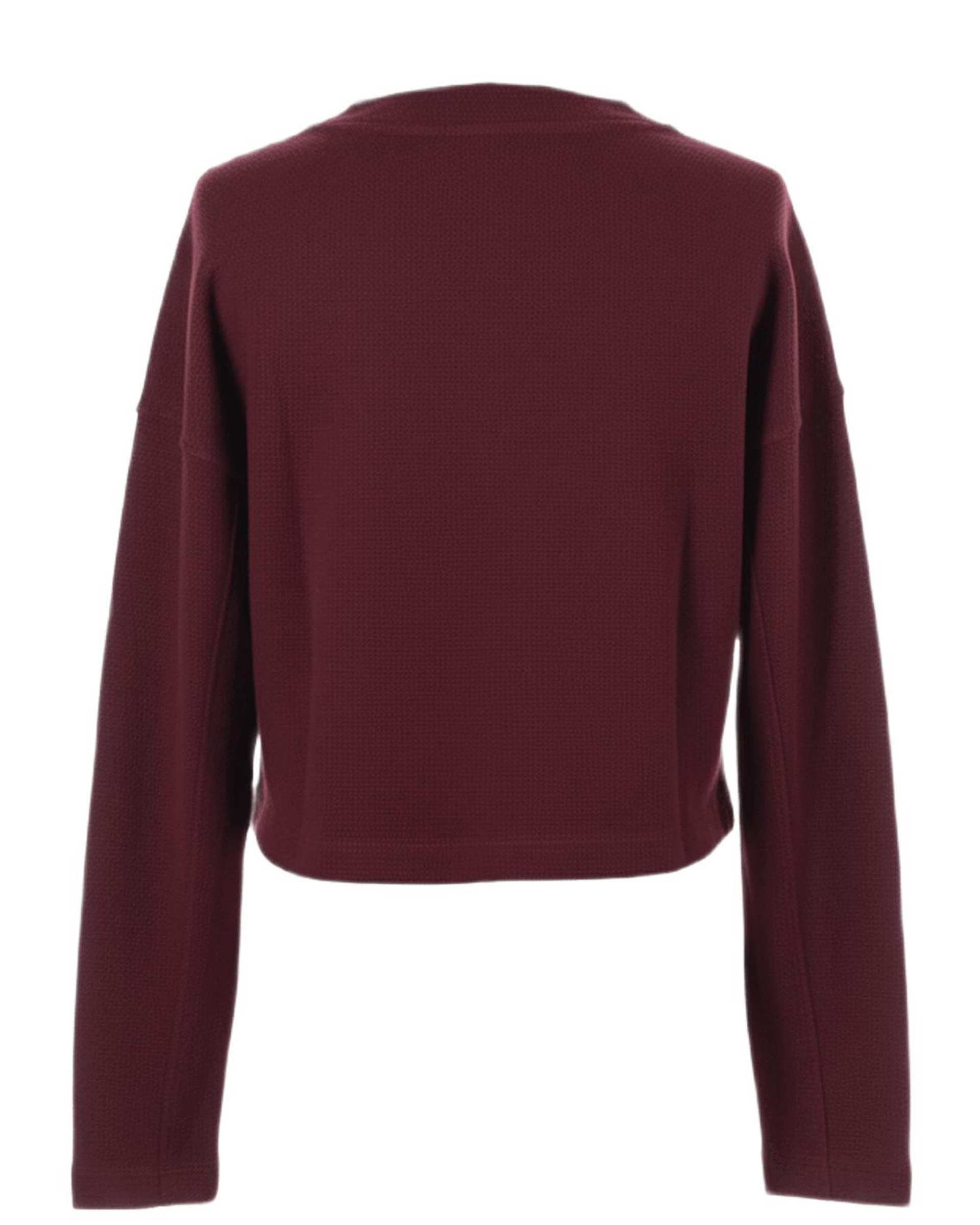 بلوز زنانه زرشکی سرژه Serge کد 243109