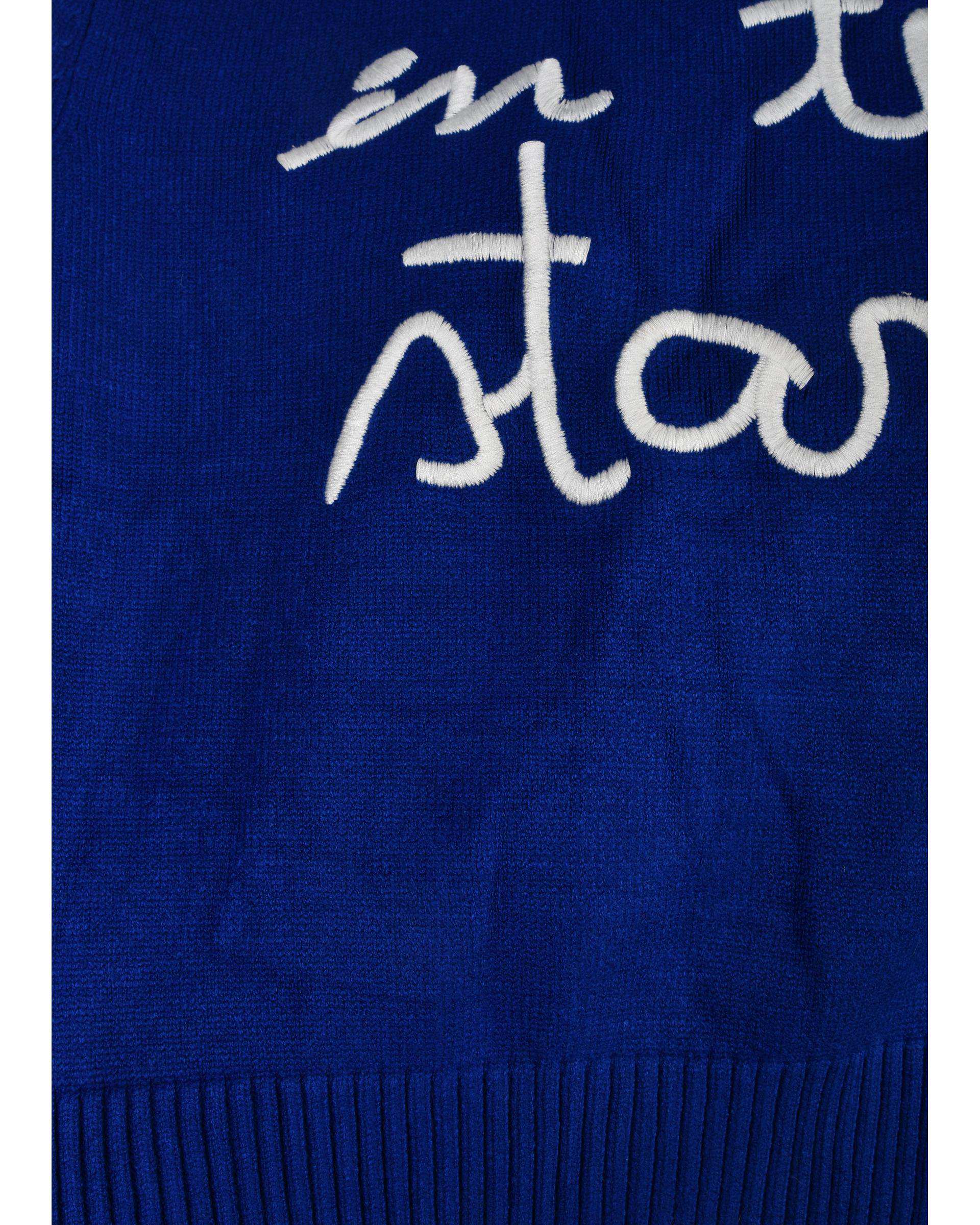 AT01 پلیور بافت زنانه آبی مدل