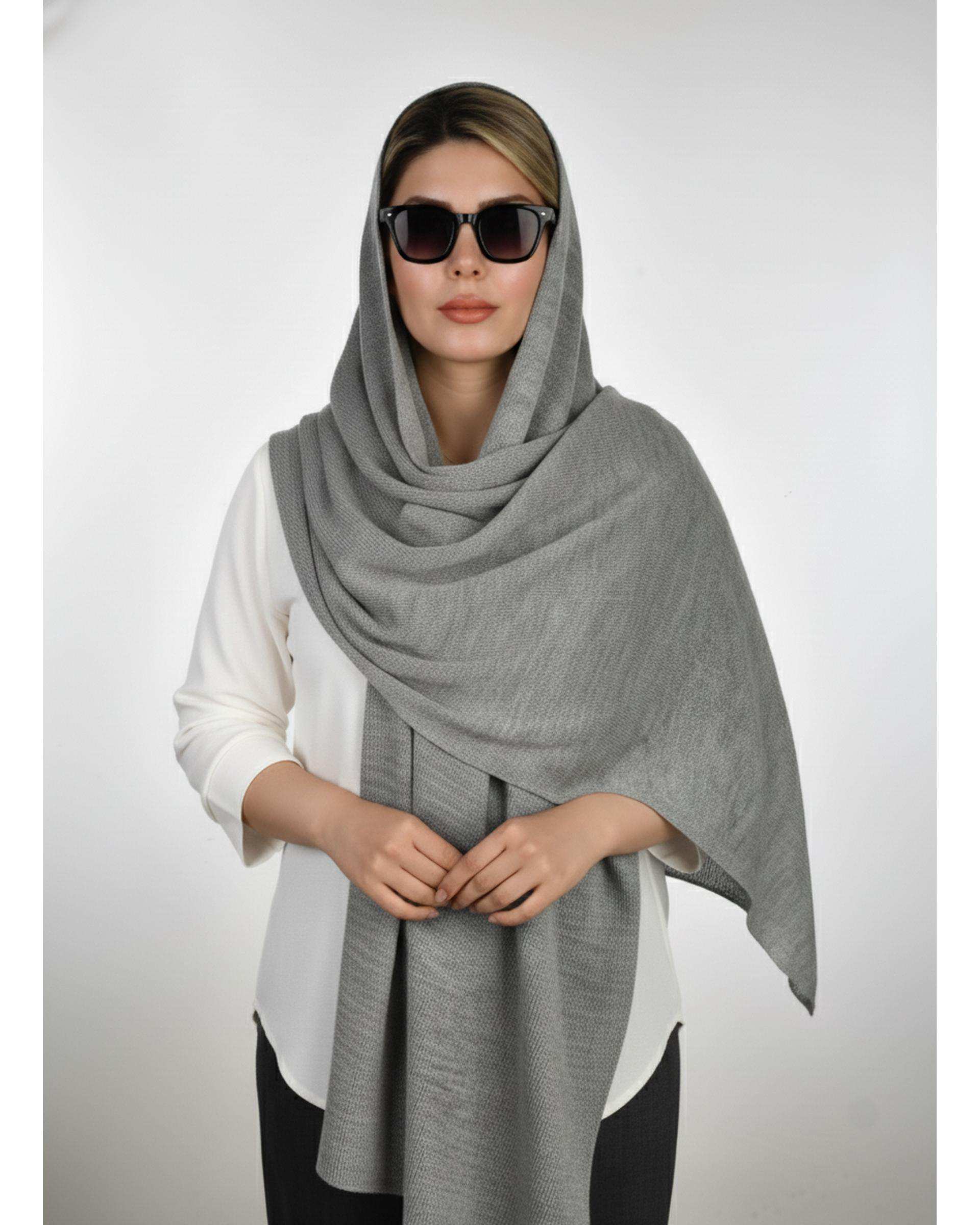 شال بافت زنانه زمستانی آماهی Amahi طرح کلاسیک