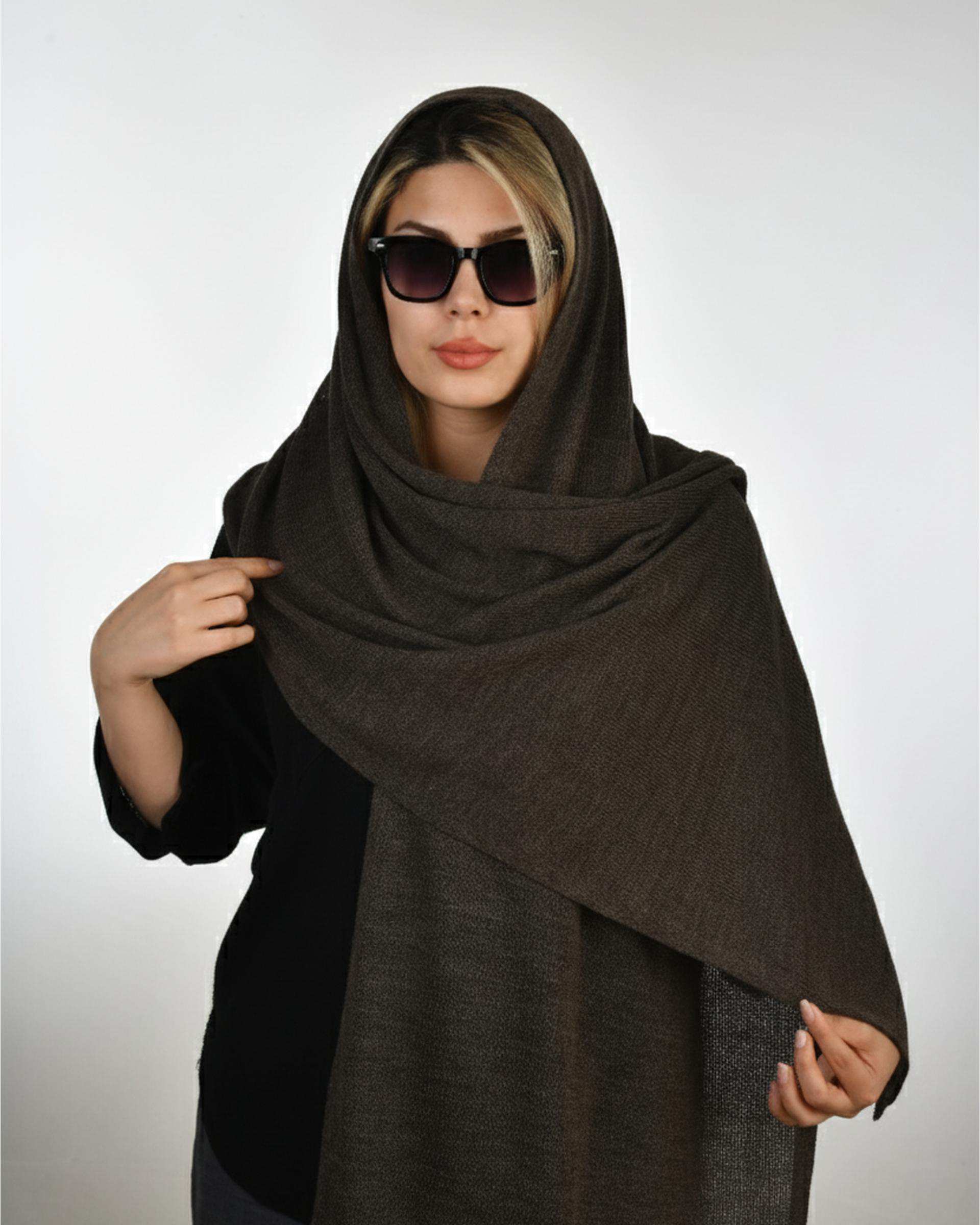 شال بافت زنانه زمستانی آماهی Amahi طرح کلاسیک