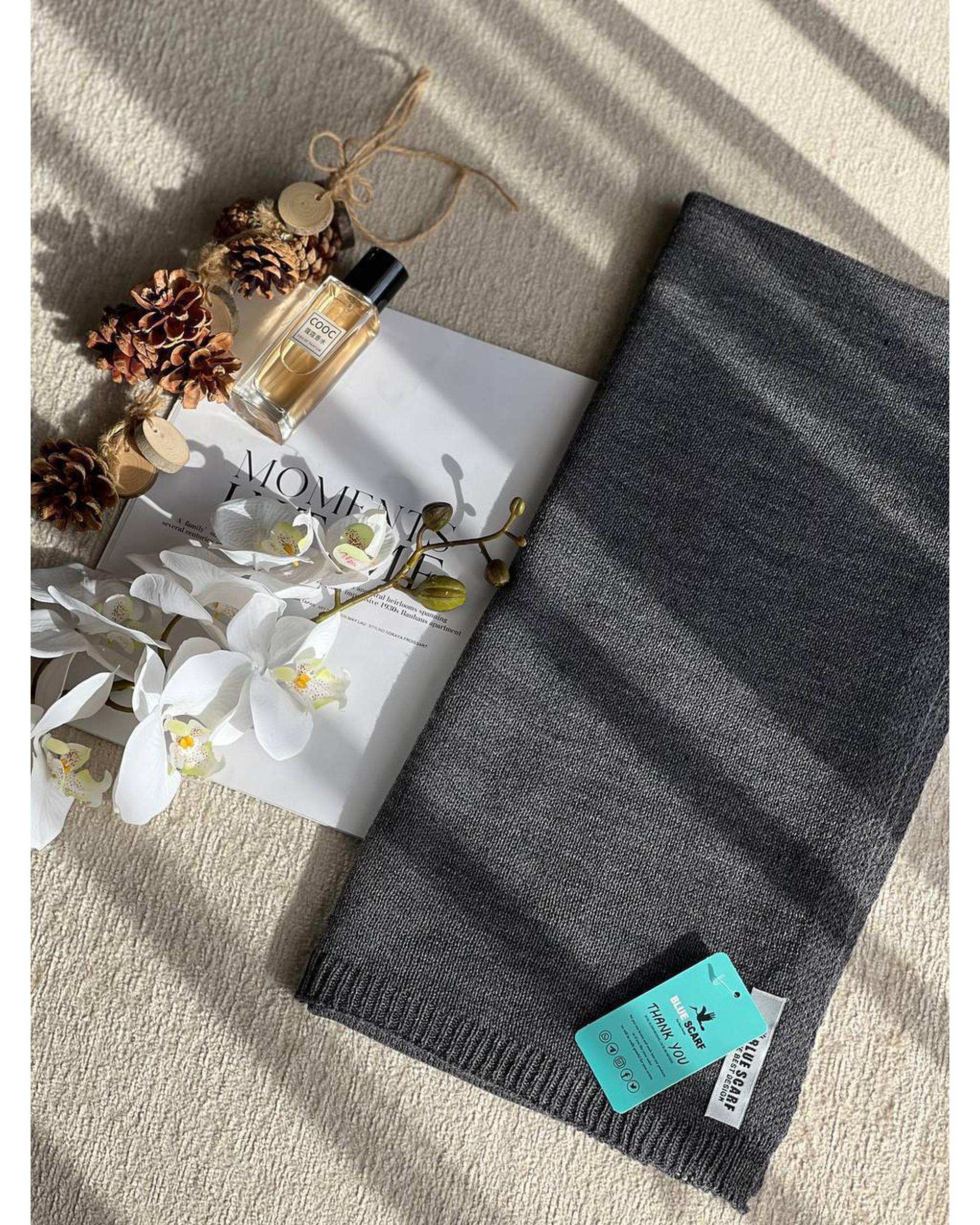 شال بافت زنانه زمستانی آماهی Amahi طرح کلاسیک