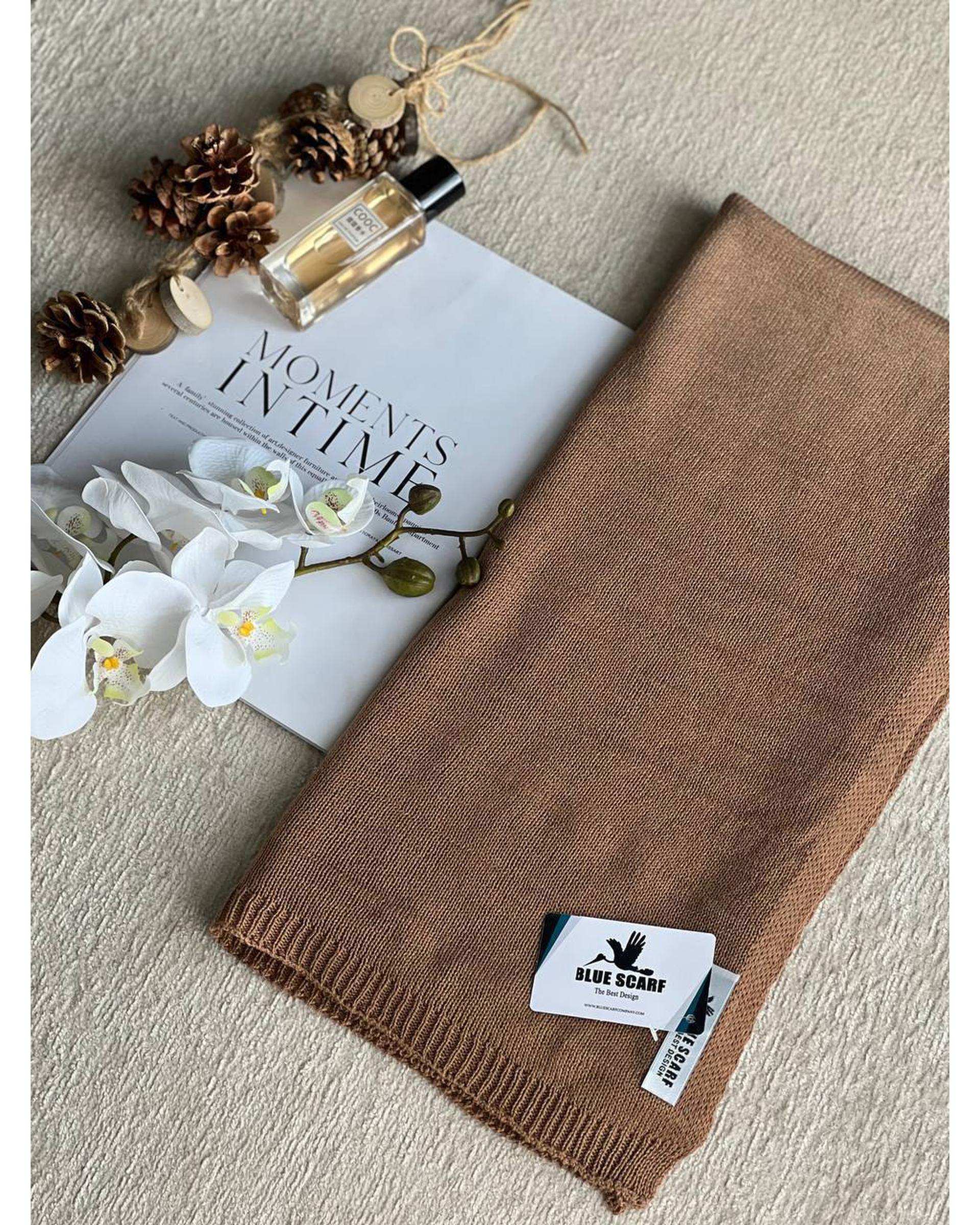 شال بافت زنانه زمستانی آماهی Amahi طرح کلاسیک