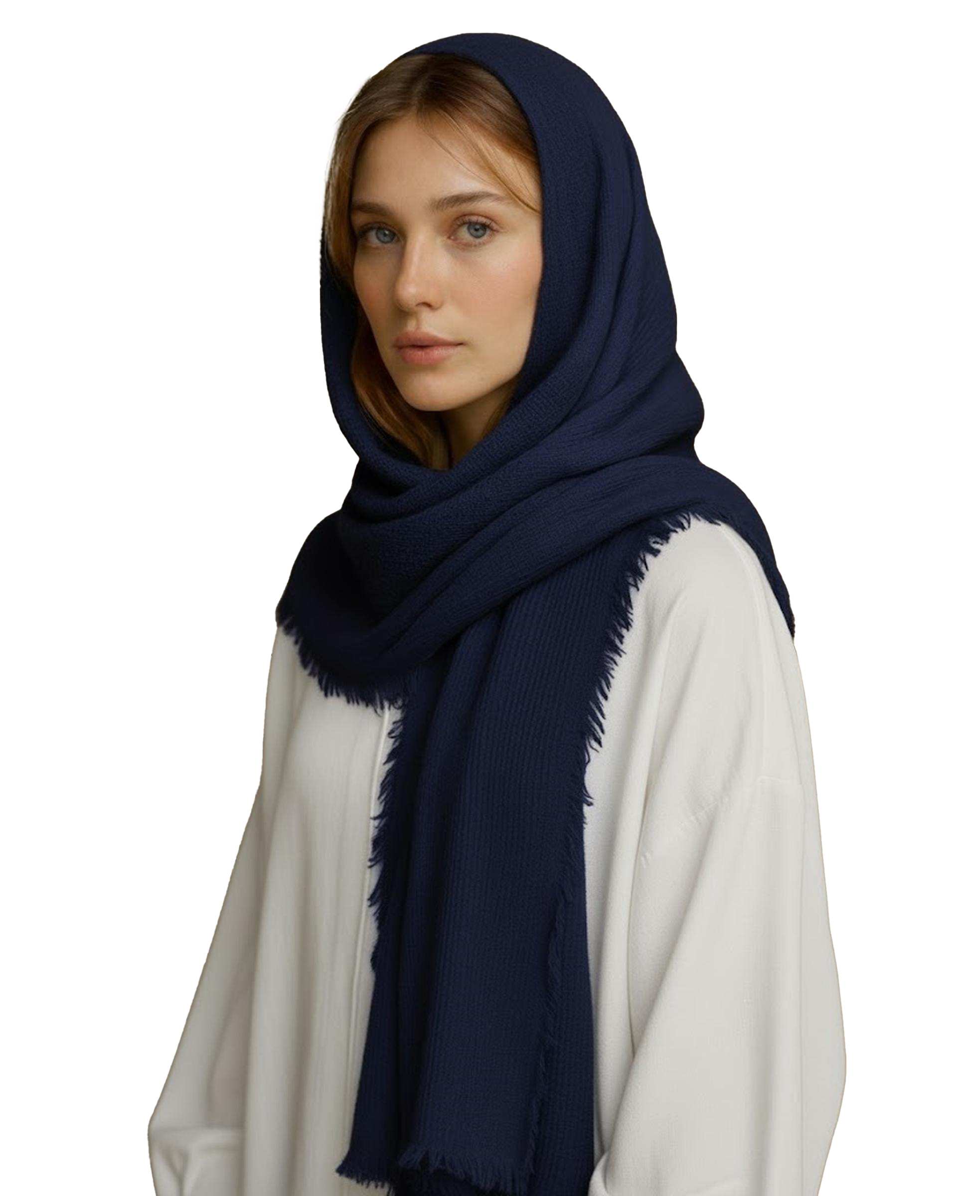 شال زنانه برشکا آماهی Amahi مدل کنفی حصیری