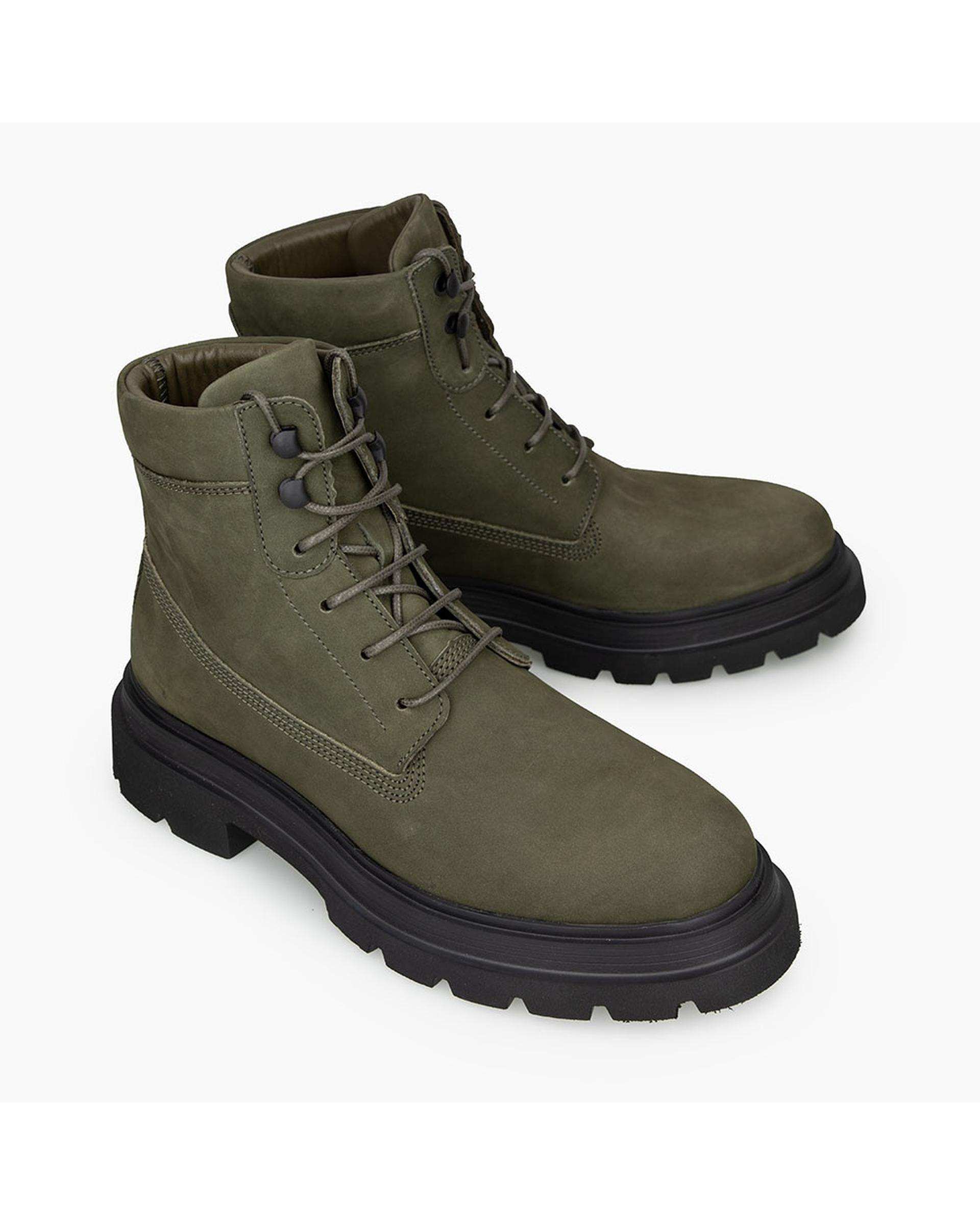 بوت چرم زنانه طبی سبز برتونیکس Berttonix کد D 555