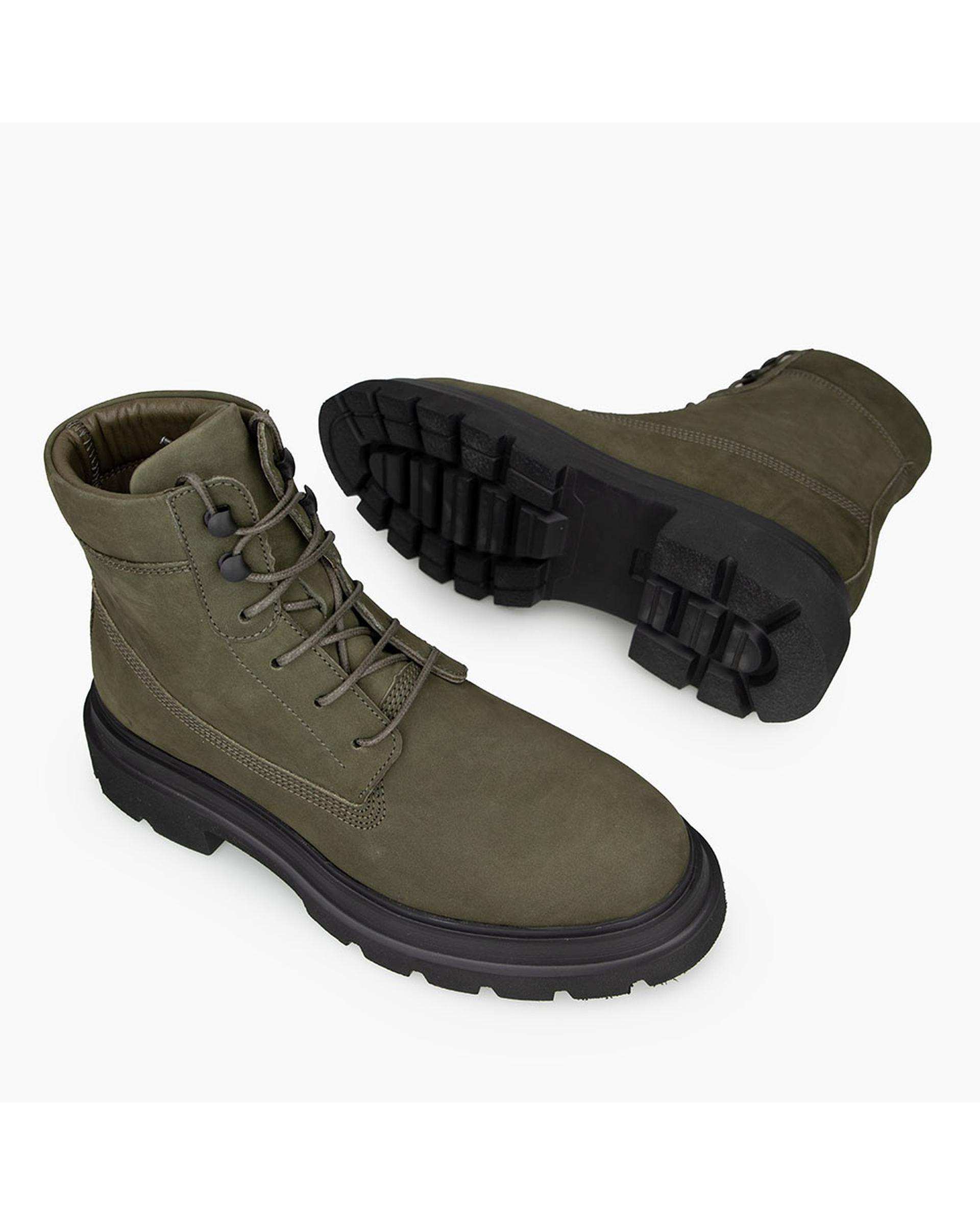 بوت چرم زنانه طبی سبز برتونیکس Berttonix کد D 555