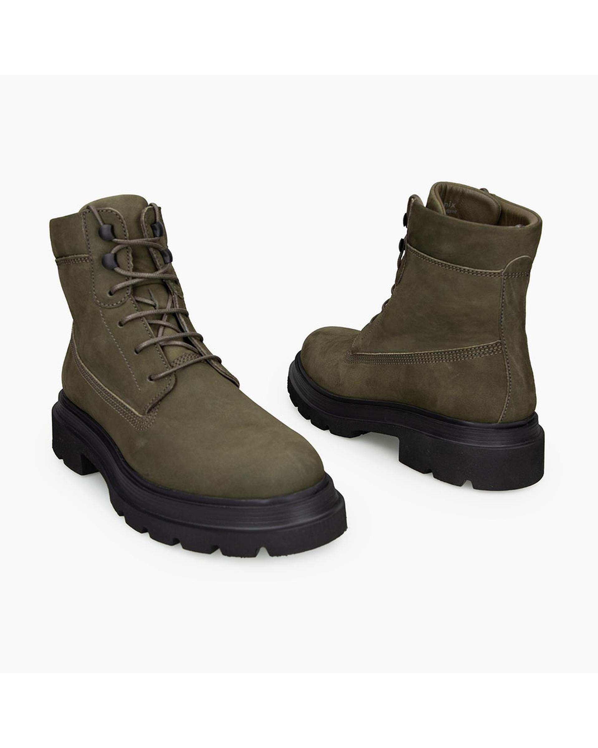 بوت چرم زنانه طبی سبز برتونیکس Berttonix کد D 555