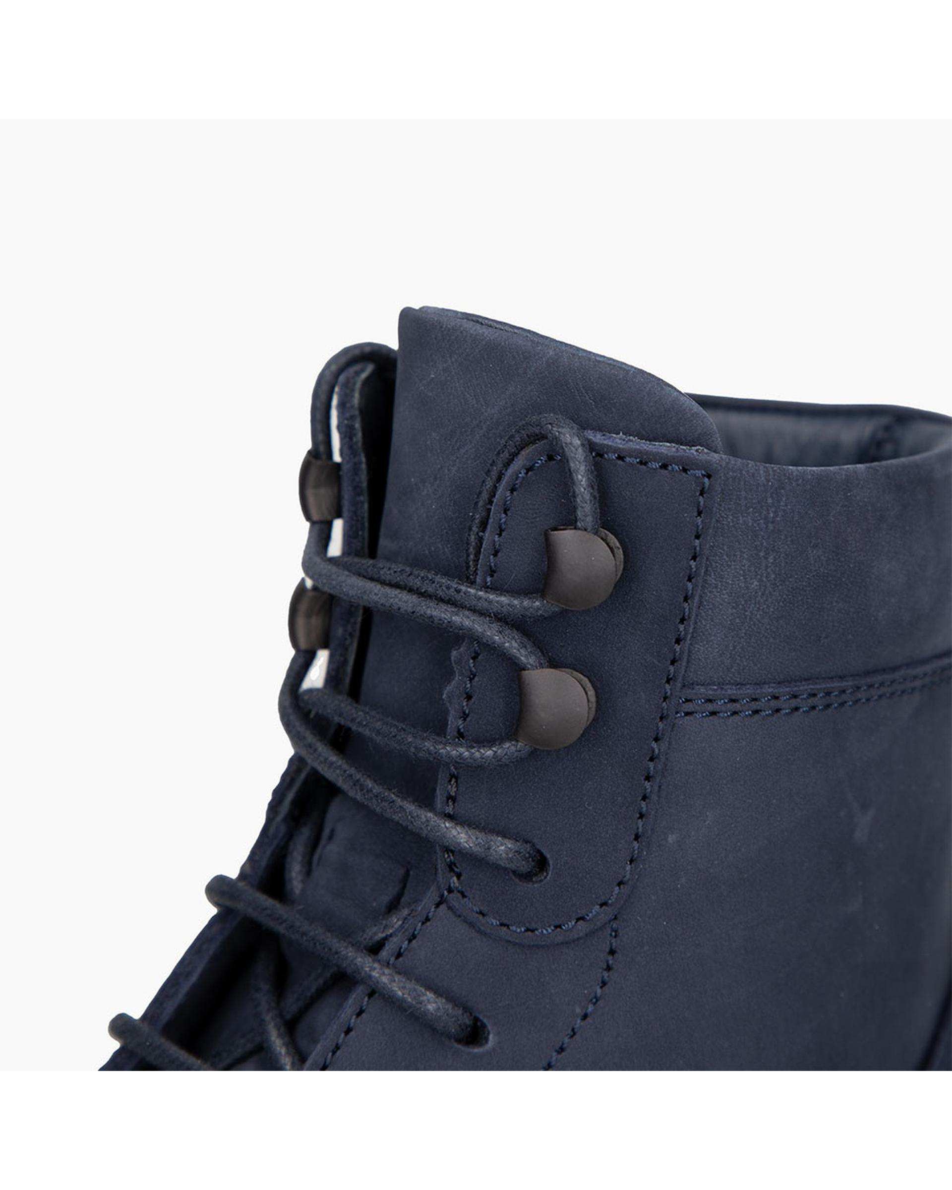 بوت چرم زنانه طبی سرمه ای برتونیکس Berttonix کد D 555