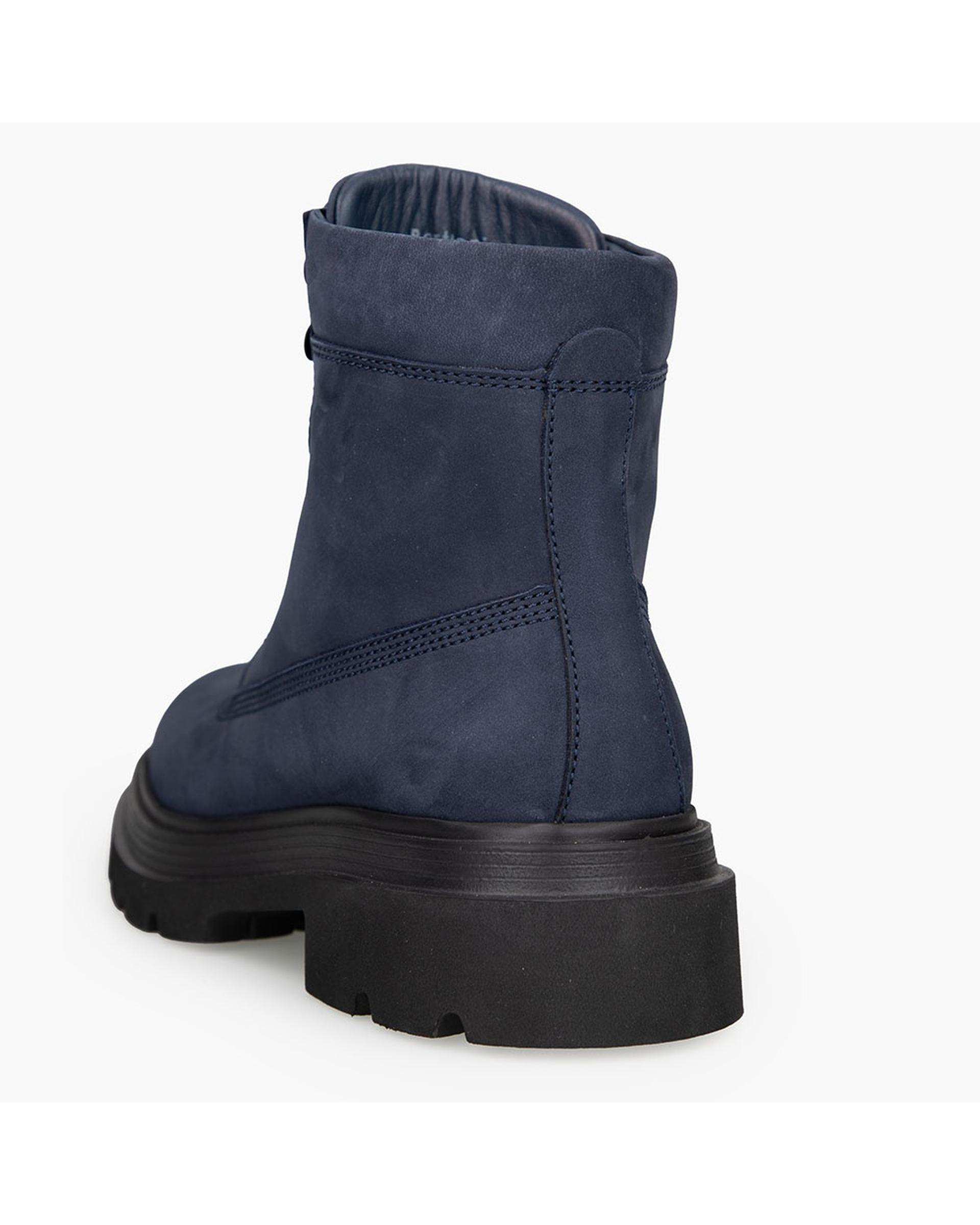 بوت چرم زنانه طبی سرمه ای برتونیکس Berttonix کد D 555