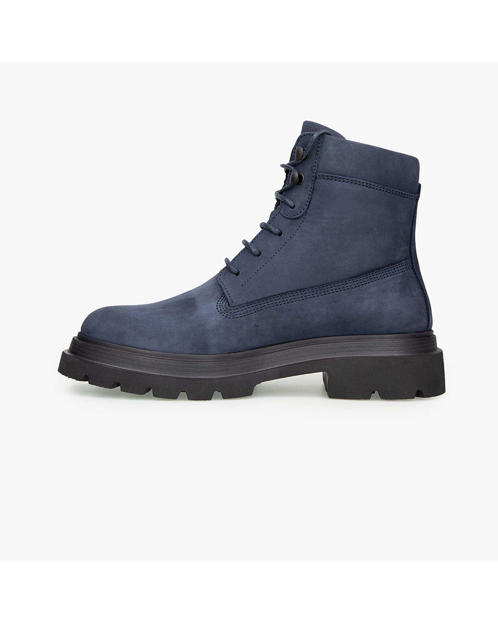 بوت چرم زنانه طبی سرمه ای برتونیکس Berttonix کد D 555