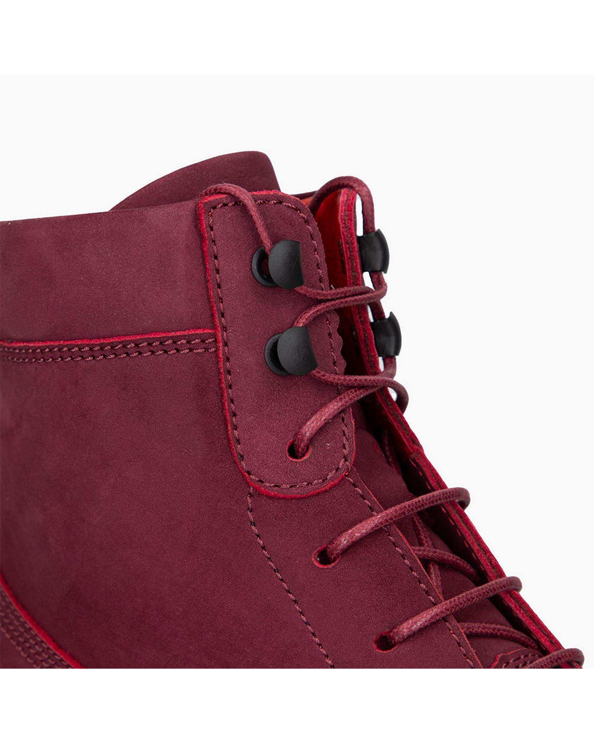 بوت چرم زنانه طبی زرشکی برتونیکس Berttonix کد D 555