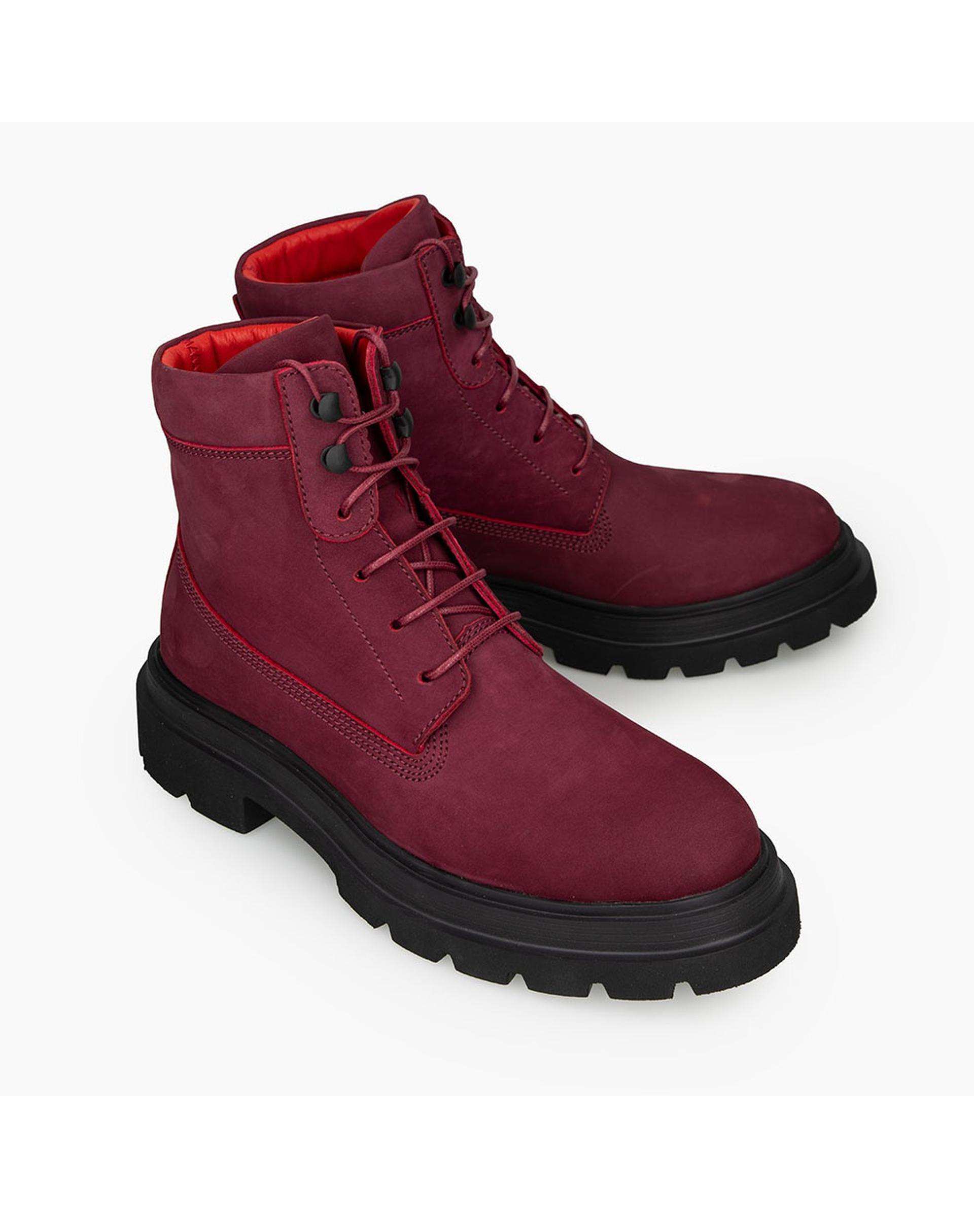 بوت چرم زنانه طبی زرشکی برتونیکس Berttonix کد D 555