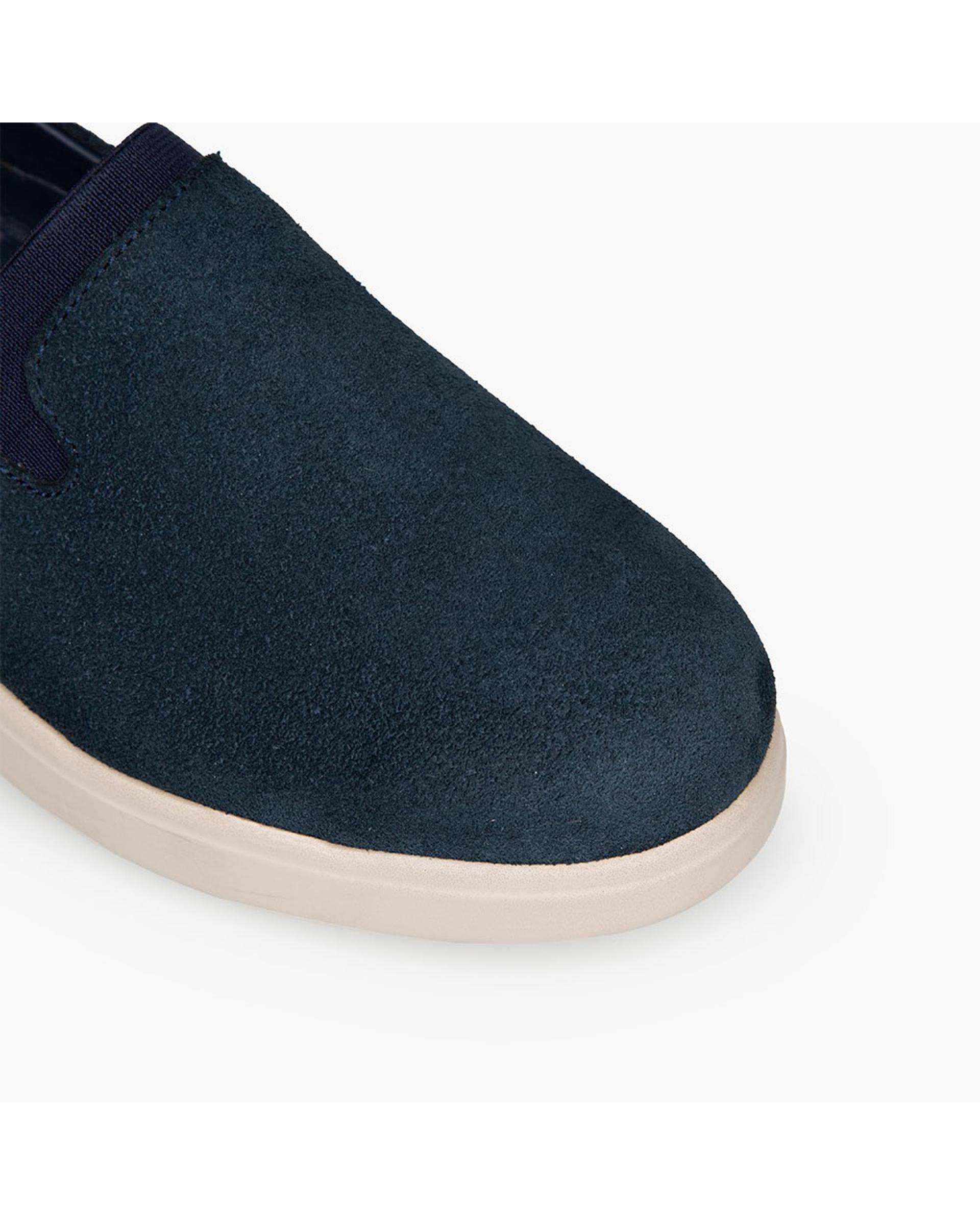 کفش چرم زنانه کژوال طبی سرمه ای برتونیکس Berttonix کد D 766