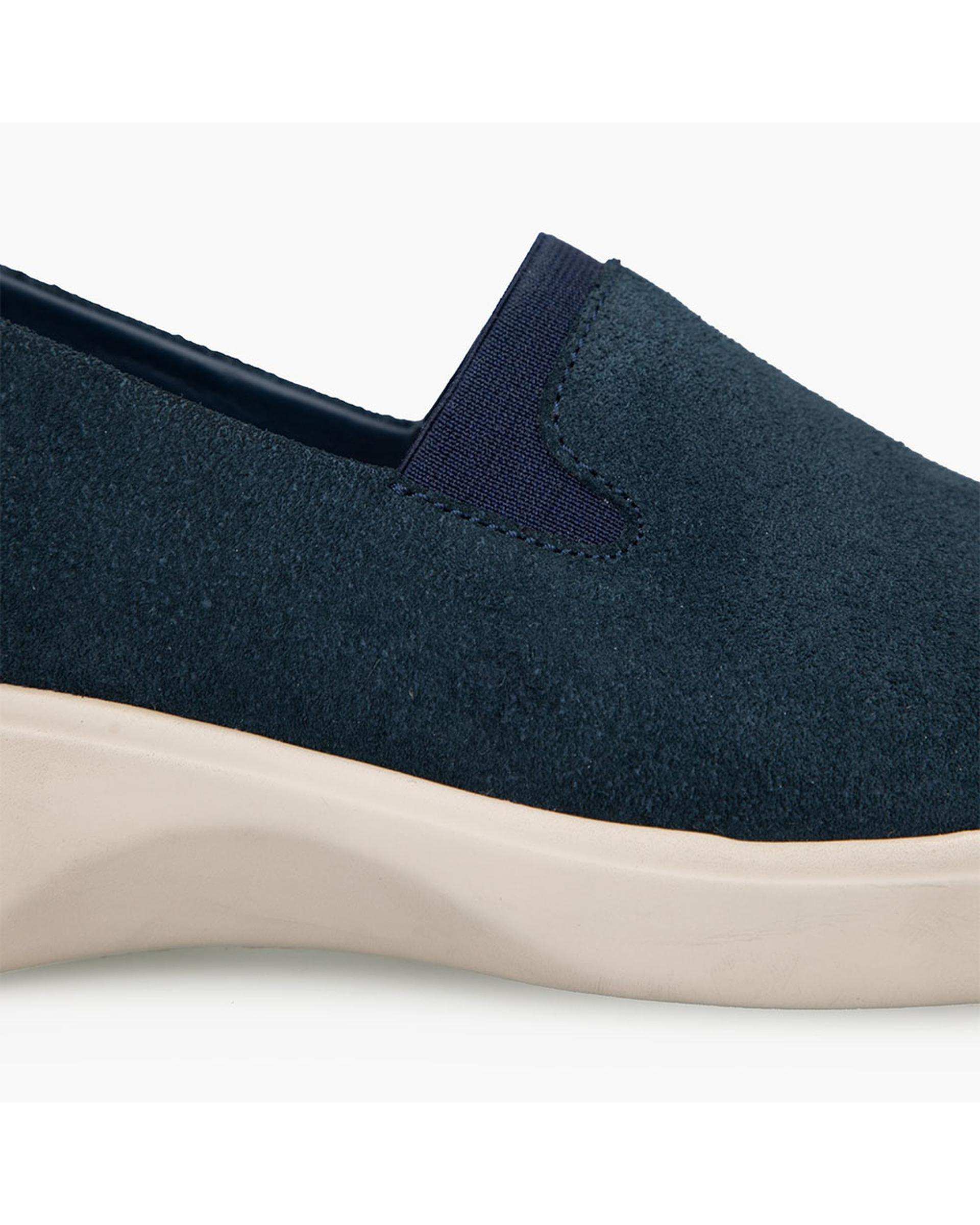 کفش چرم زنانه کژوال طبی سرمه ای برتونیکس Berttonix کد D 766