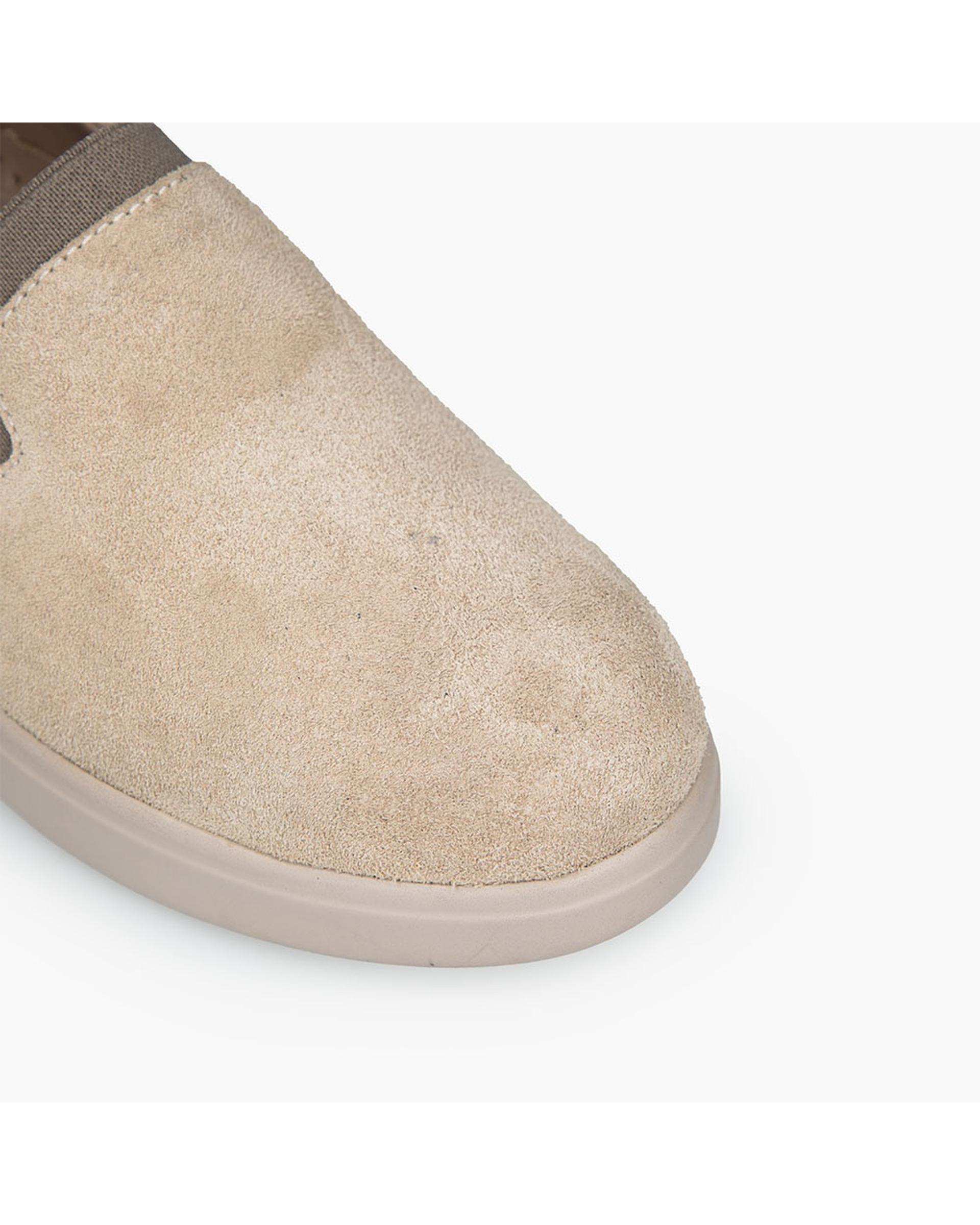 کفش چرم زنانه کژوال طبی خاکی برتونیکس Berttonix کد D 766