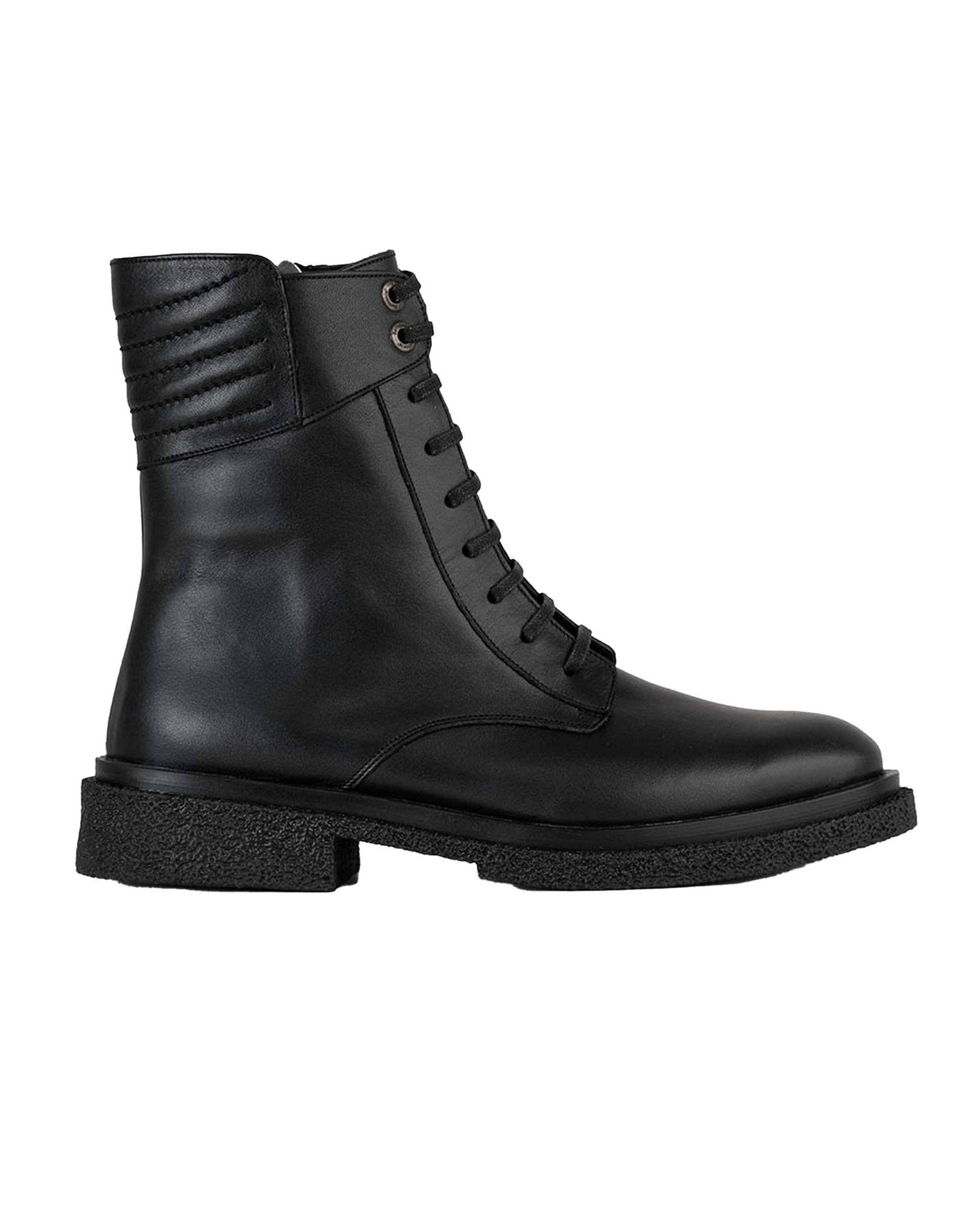 بوت چرم زنانه طبی مشکی برتونیکس Berttonix کد D 930