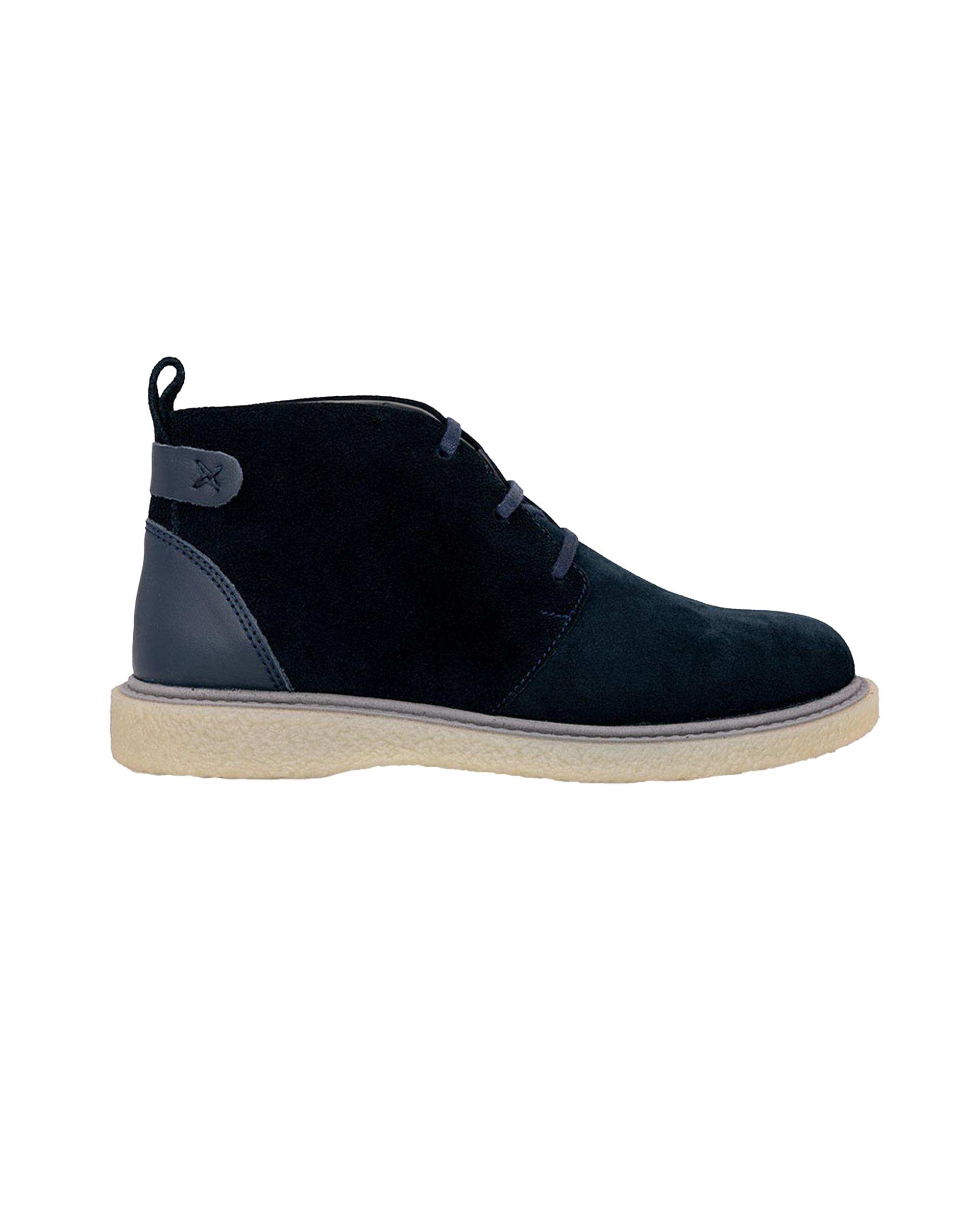 نیم بوت چرم زنانه طبی سرمه ای برتونیکس Berttonix کد B 777