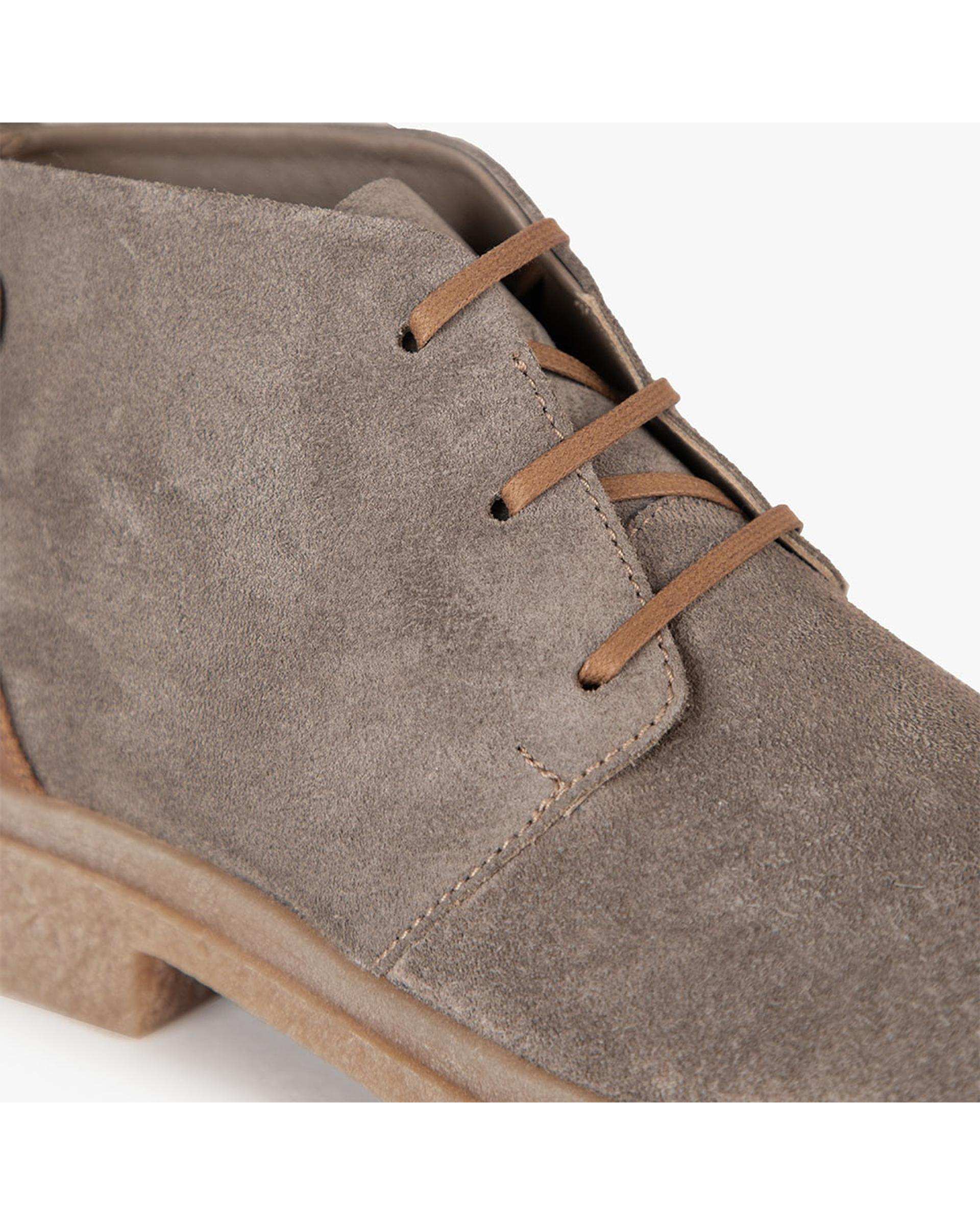 نیم بوت چرم زنانه طبی خاکی برتونیکس Berttonix کد B 777