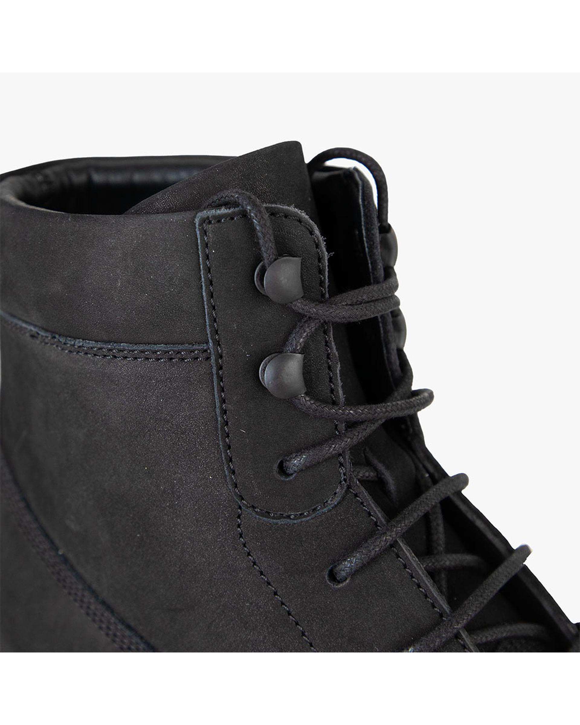 بوت چرم مردانه طبی مشکی برتونیکس Berttonix کد C 545