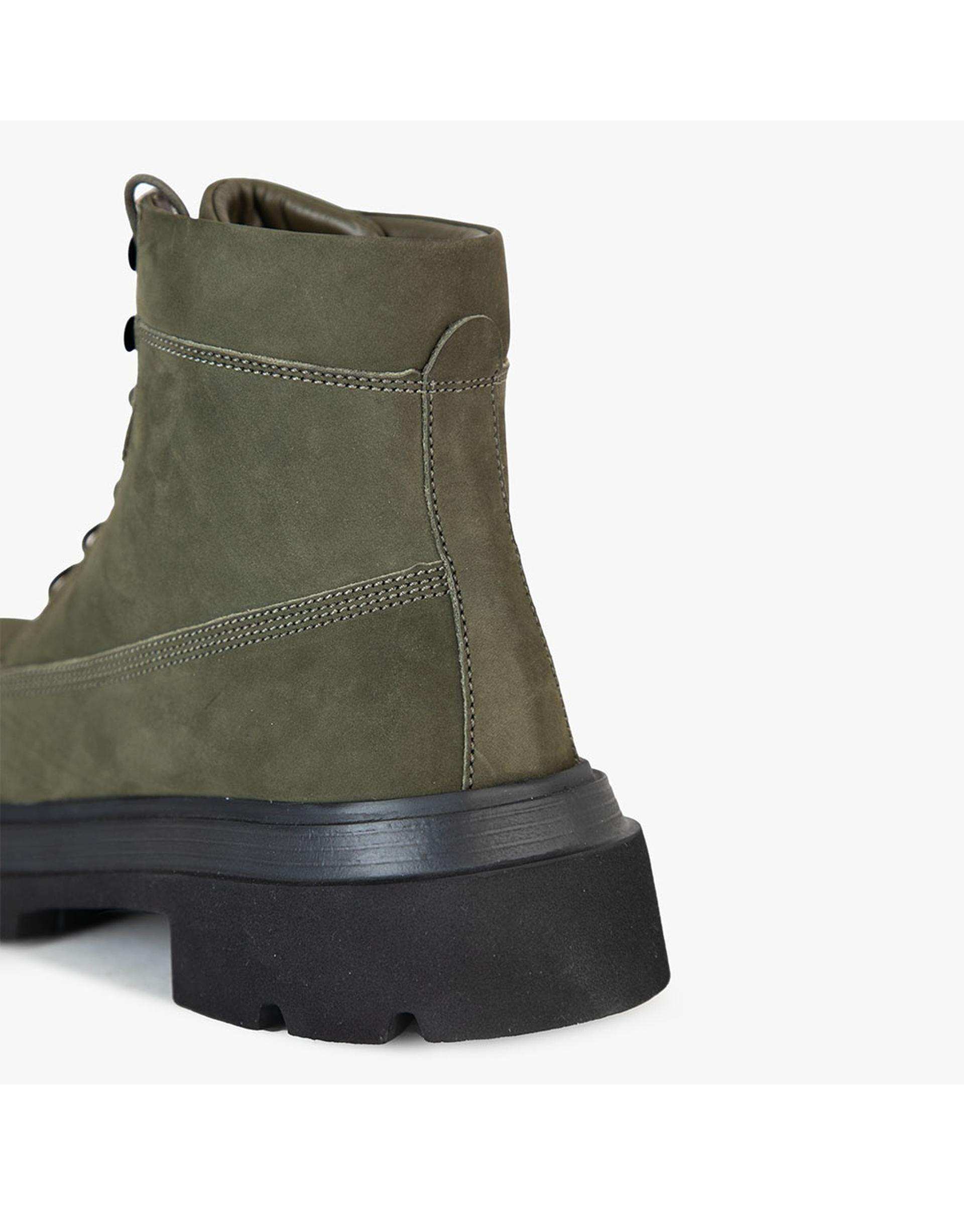 بوت چرم مردانه طبی سبز برتونیکس Berttonix کد C 545