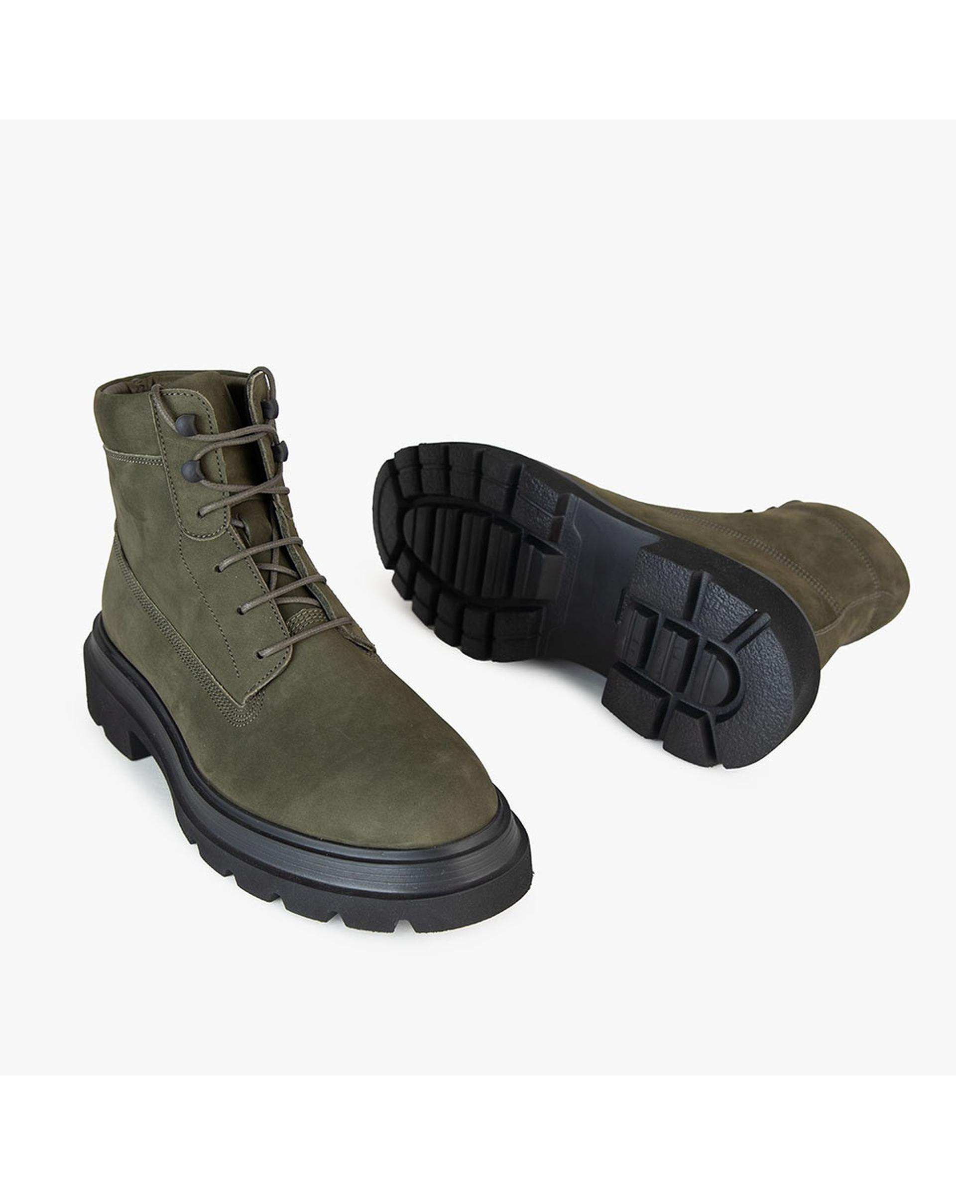 بوت چرم مردانه طبی سبز برتونیکس Berttonix کد C 545