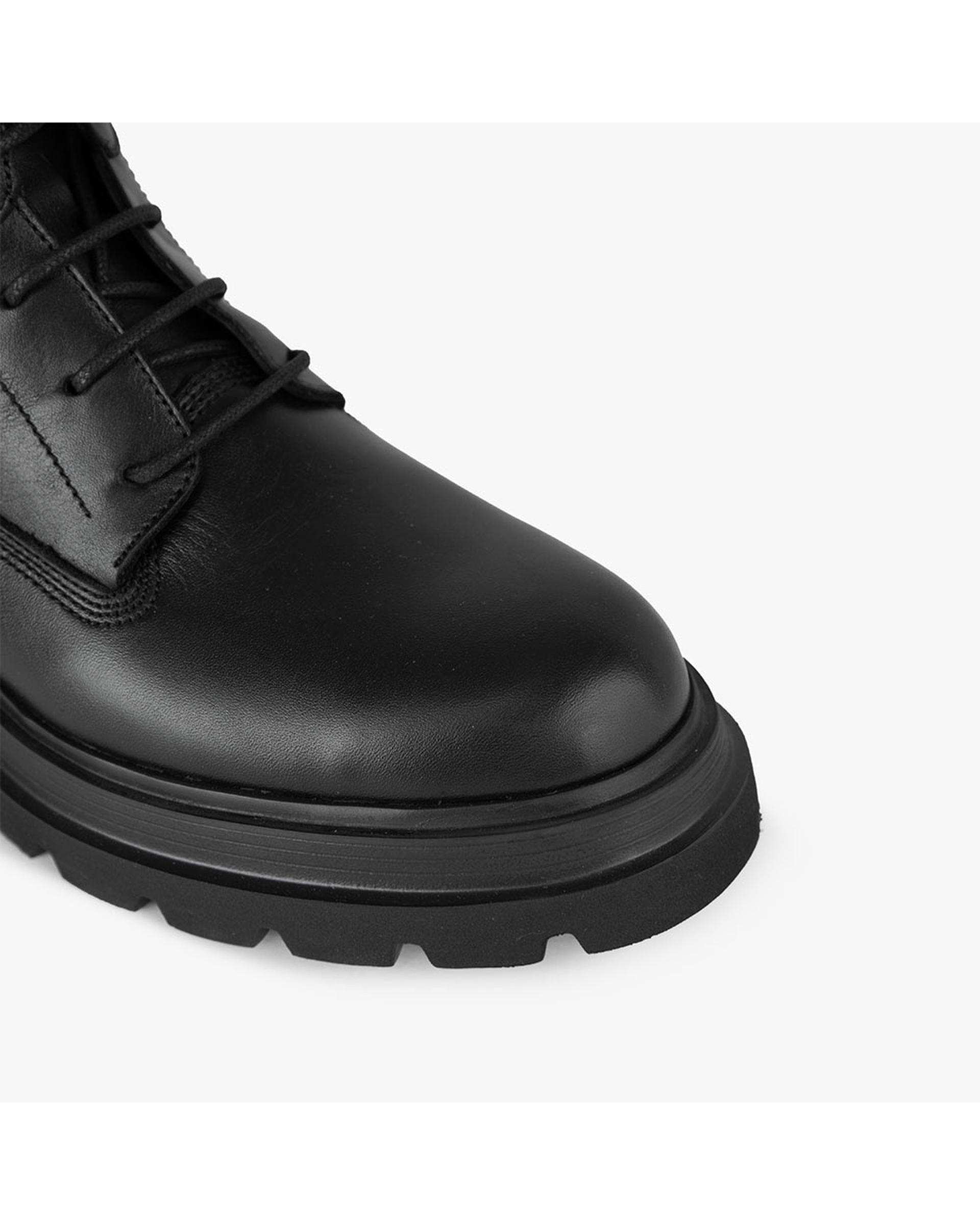 بوت چرم مردانه طبی مشکی شبرو برتونیکس Berttonix کد C 545