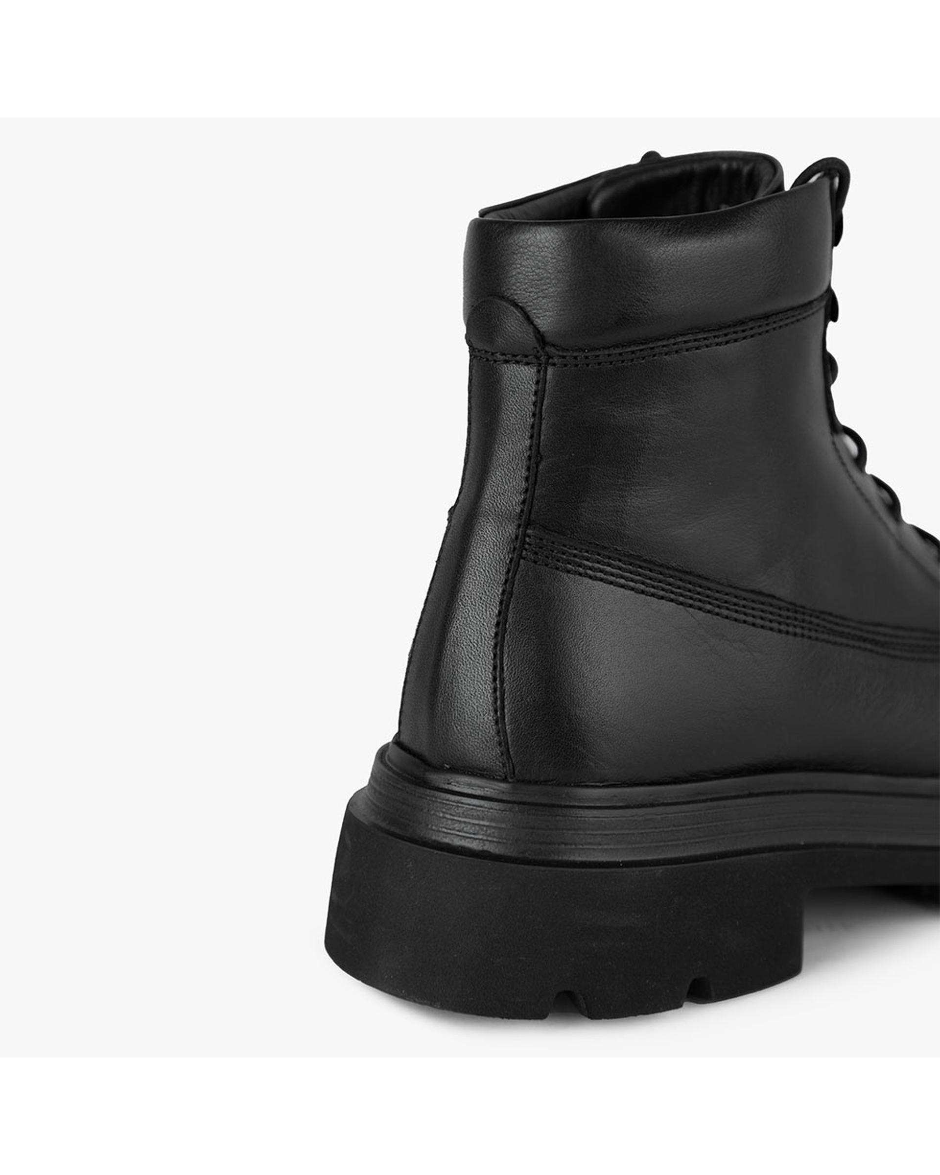 بوت چرم مردانه طبی مشکی شبرو برتونیکس Berttonix کد C 545