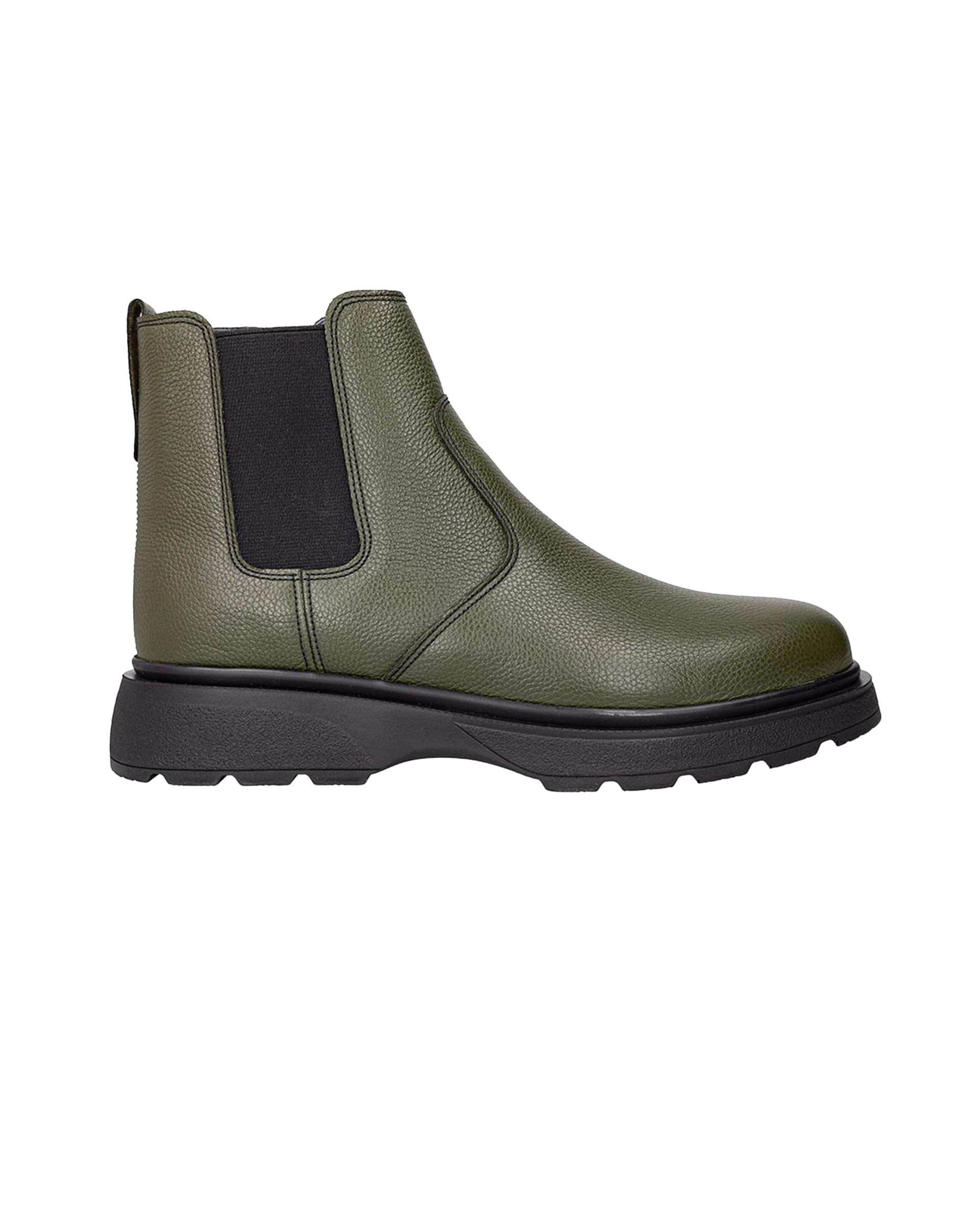 بوت چرم مردانه طبی سبز برتونیکس Berttonix کد M-۴۱۳ B