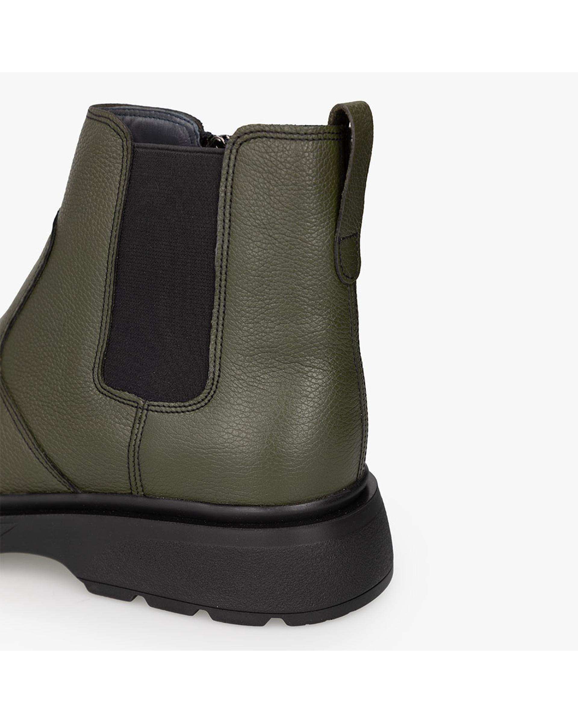 بوت چرم مردانه طبی سبز برتونیکس Berttonix کد M-۴۱۳ B