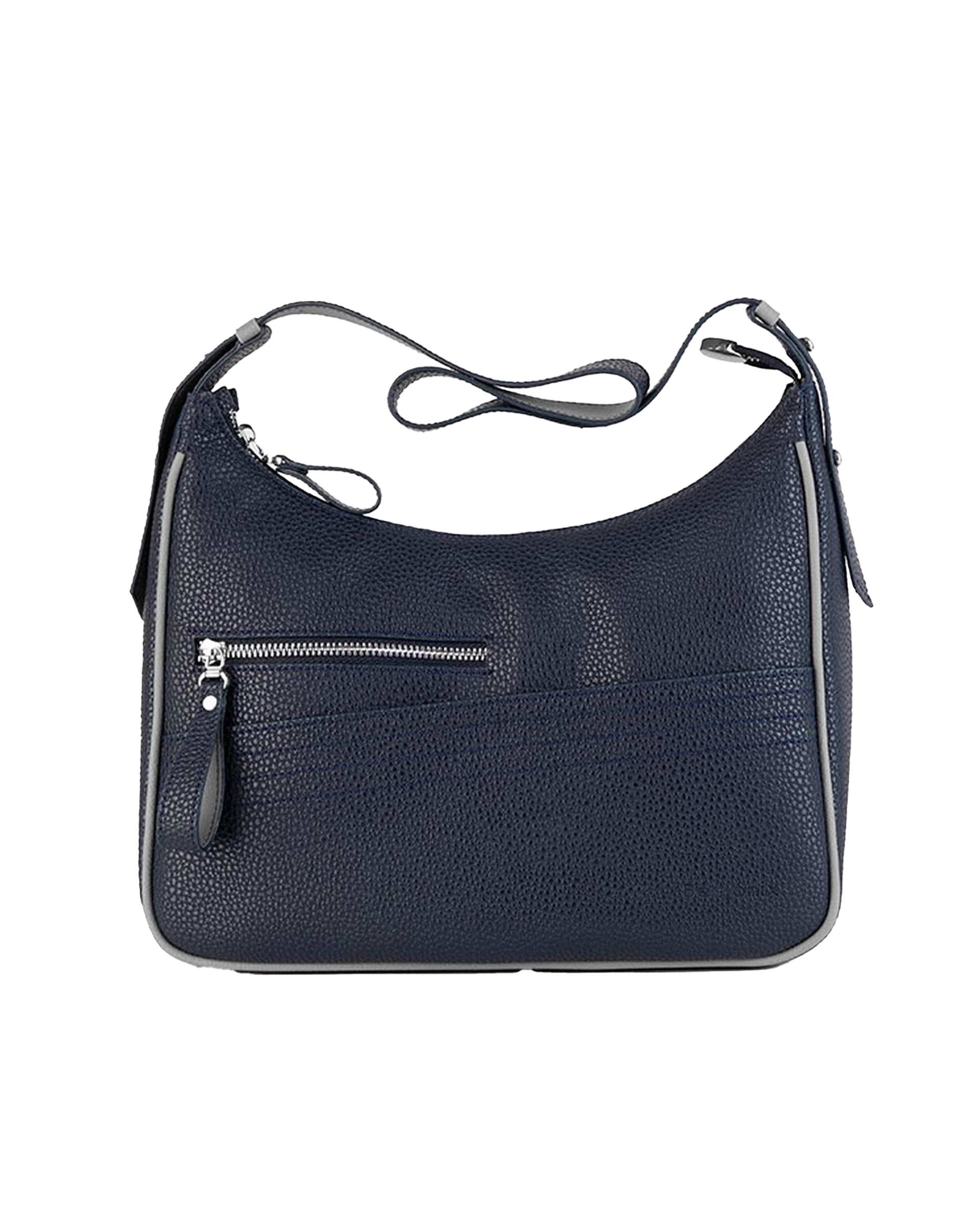 کیف دوشی زنانه سرمه ای برتونیکس Berttonix مدل سوپر پیو کد 2121