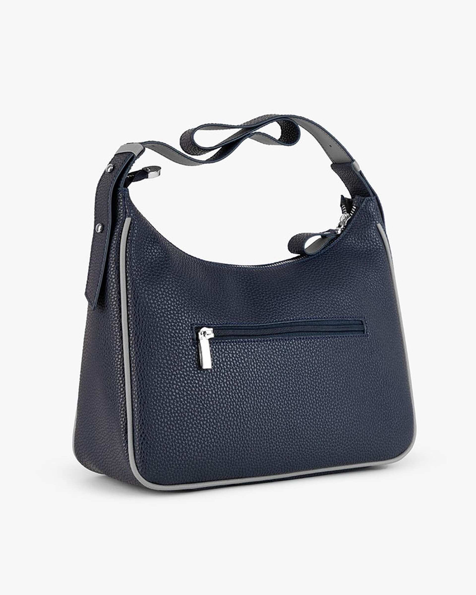 کیف دوشی زنانه سرمه ای برتونیکس Berttonix مدل سوپر پیو کد 2121