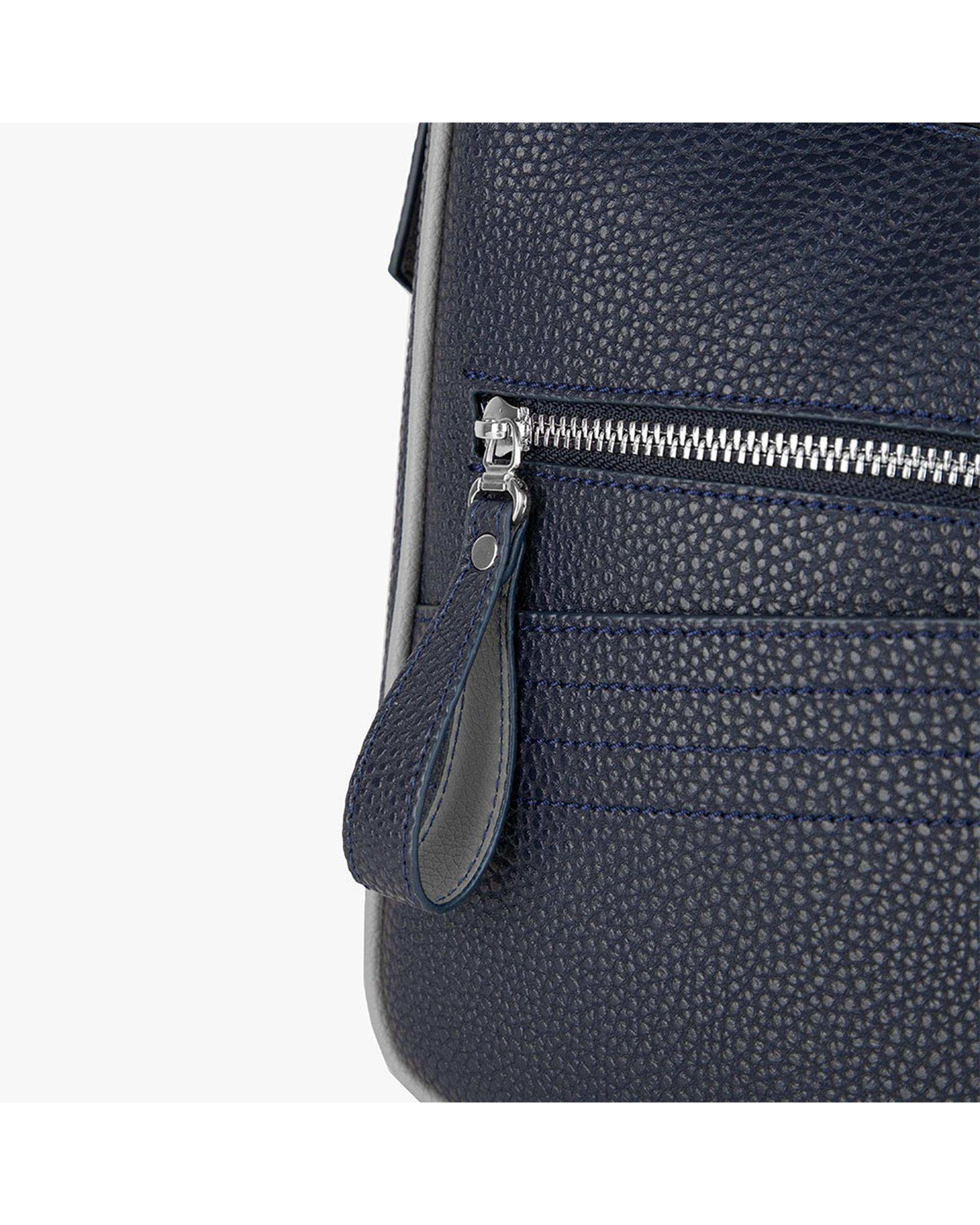 کیف دوشی زنانه سرمه ای برتونیکس Berttonix مدل سوپر پیو کد 2121