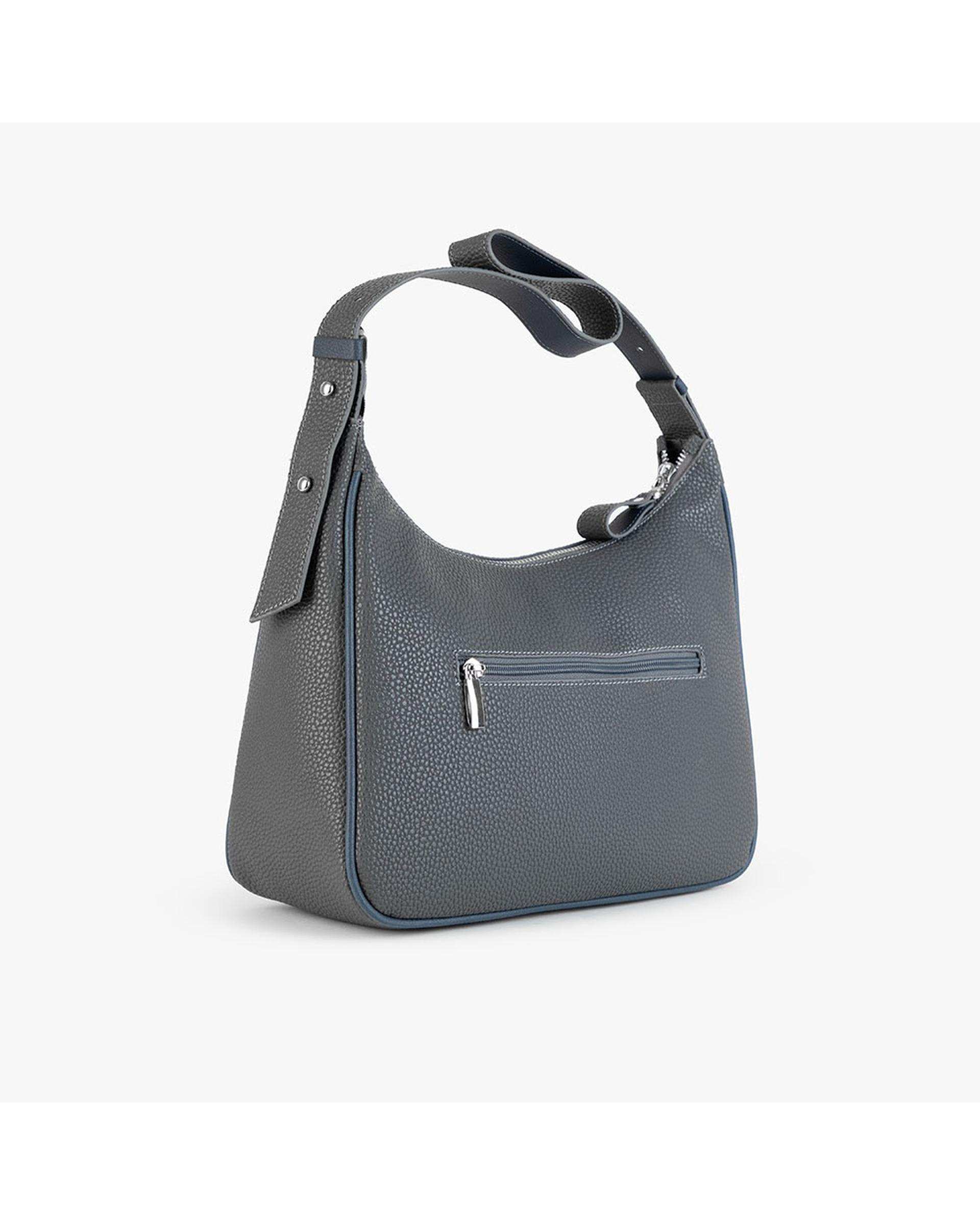 کیف دوشی زنانه طوسی برتونیکس Berttonix مدل سوپر پیو کد 2121