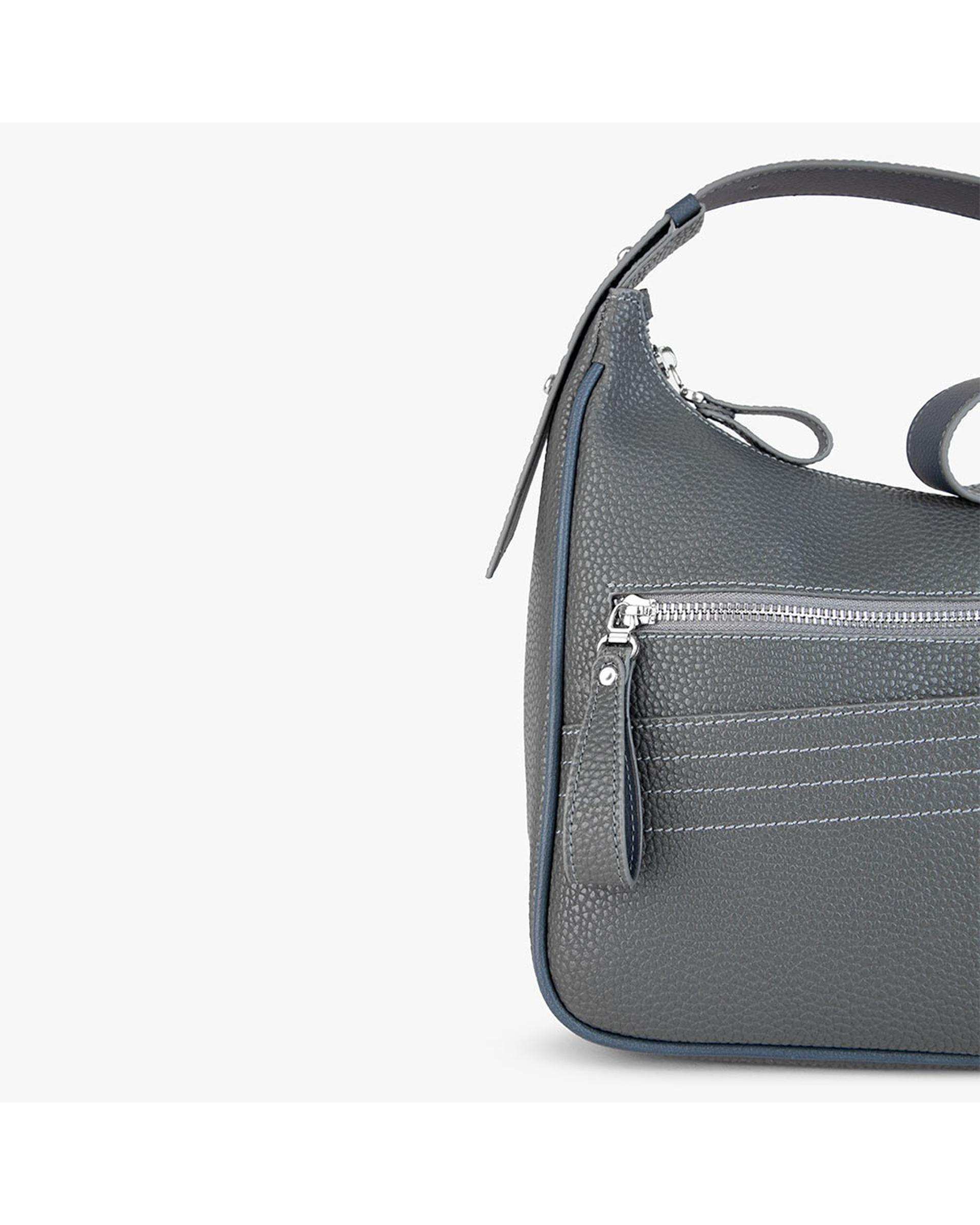 کیف دوشی زنانه طوسی برتونیکس Berttonix مدل سوپر پیو کد 2121