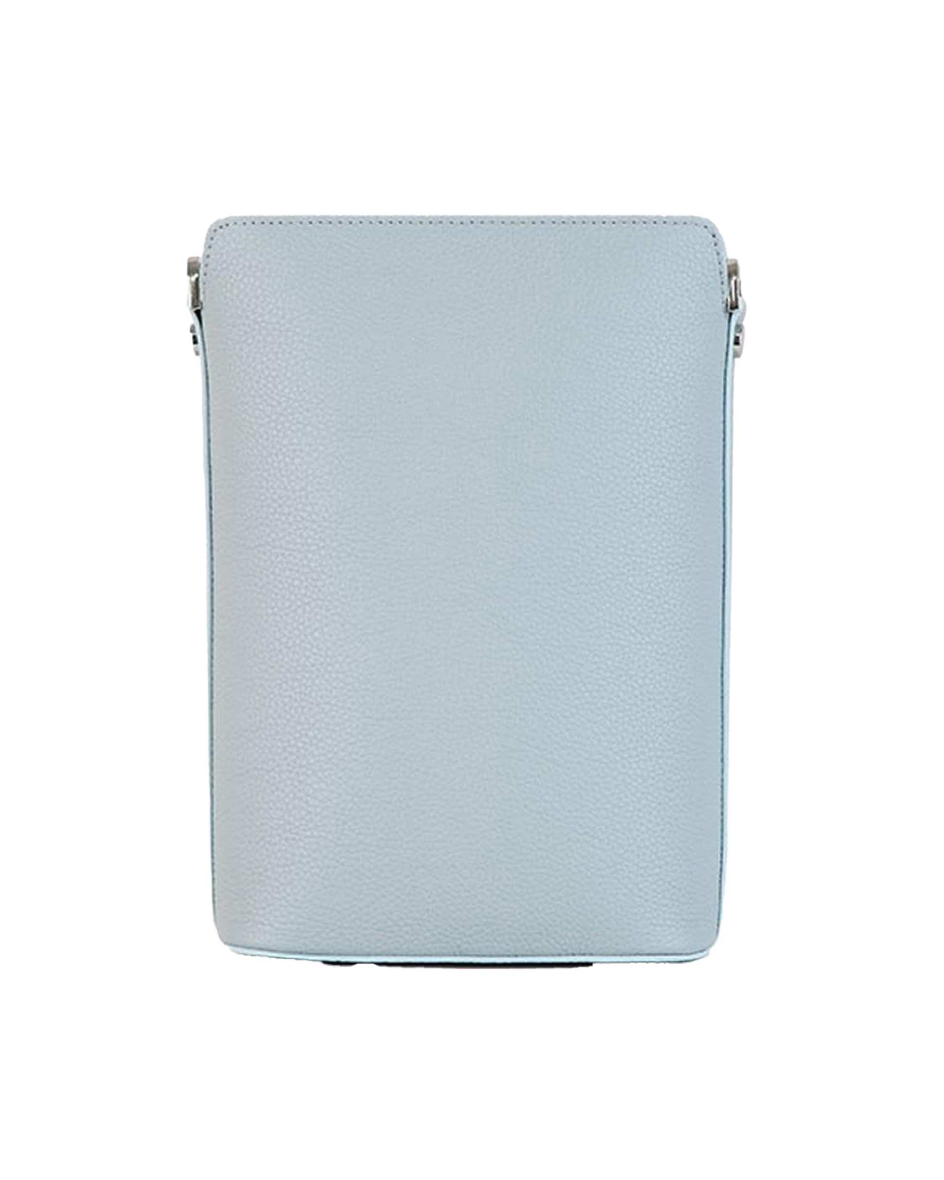 کیف چرم دوشی زنانه آبی برتونیکس Berttonix کد 4042