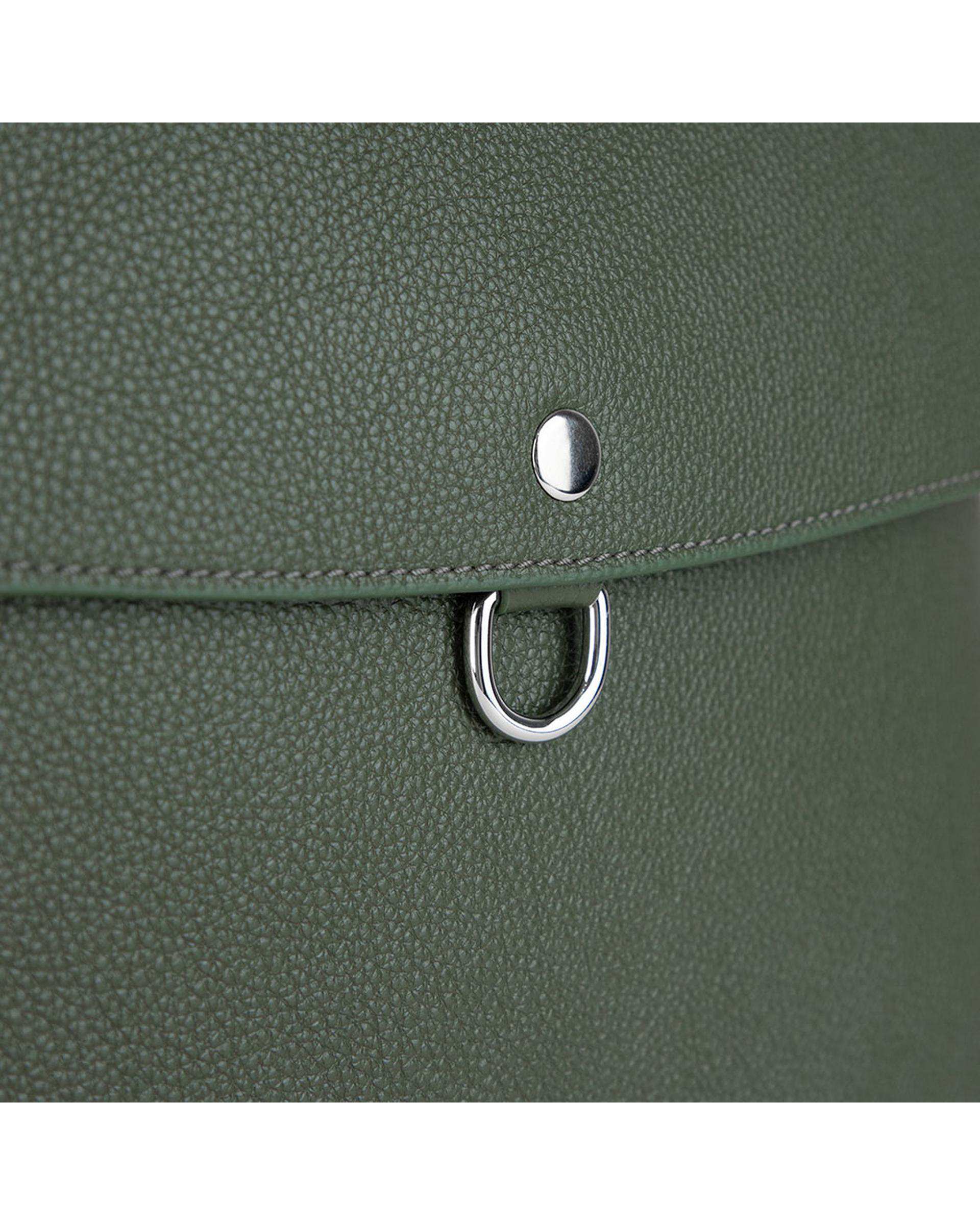 کوله پشتی چرم زنانه سبز برتونیکس Berttonix کد 4043