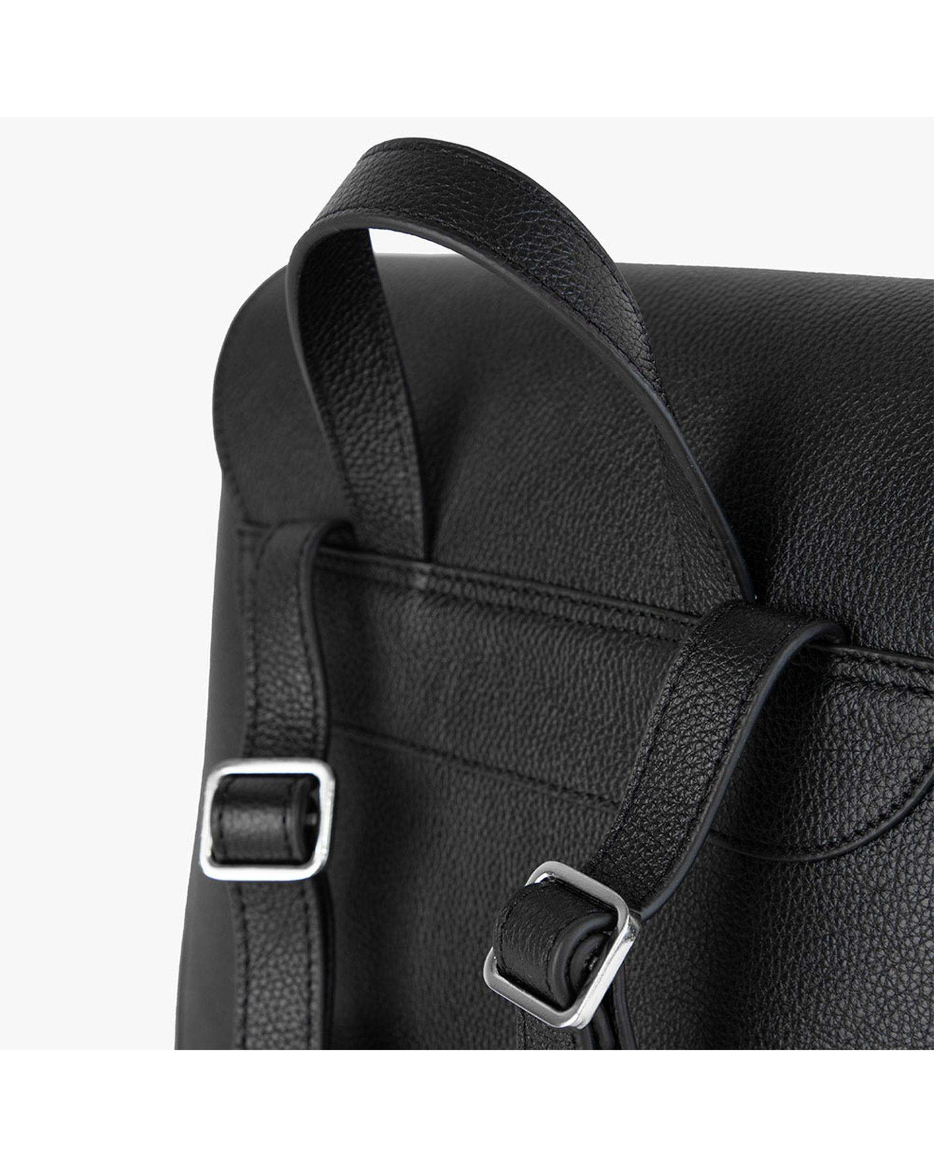 کوله پشتی چرم زنانه مشکی برتونیکس Berttonix کد 4043