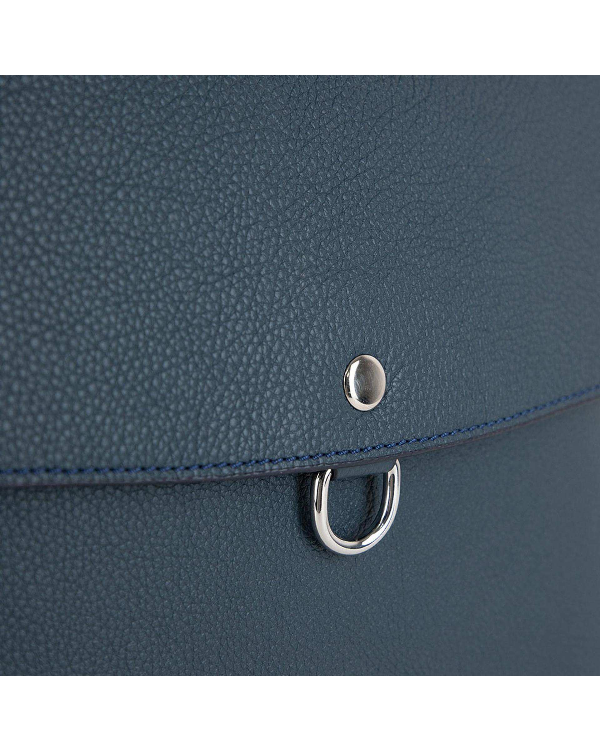 کوله پشتی چرم زنانه سرمه ای برتونیکس Berttonix کد 4043