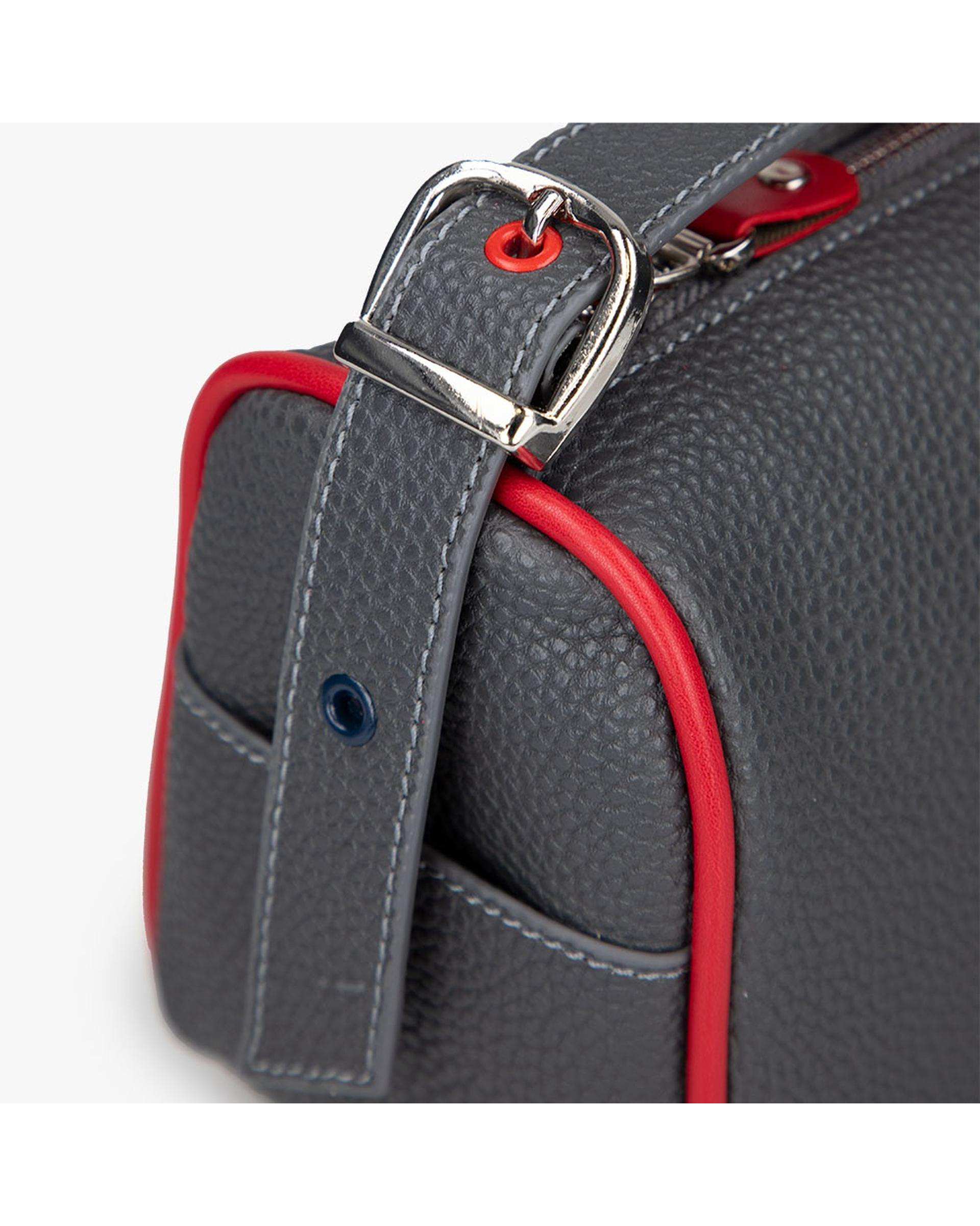 کیف دوشی زنانه طوسی تیره برتونیکس Berttonix سوپر پیو کد 4242