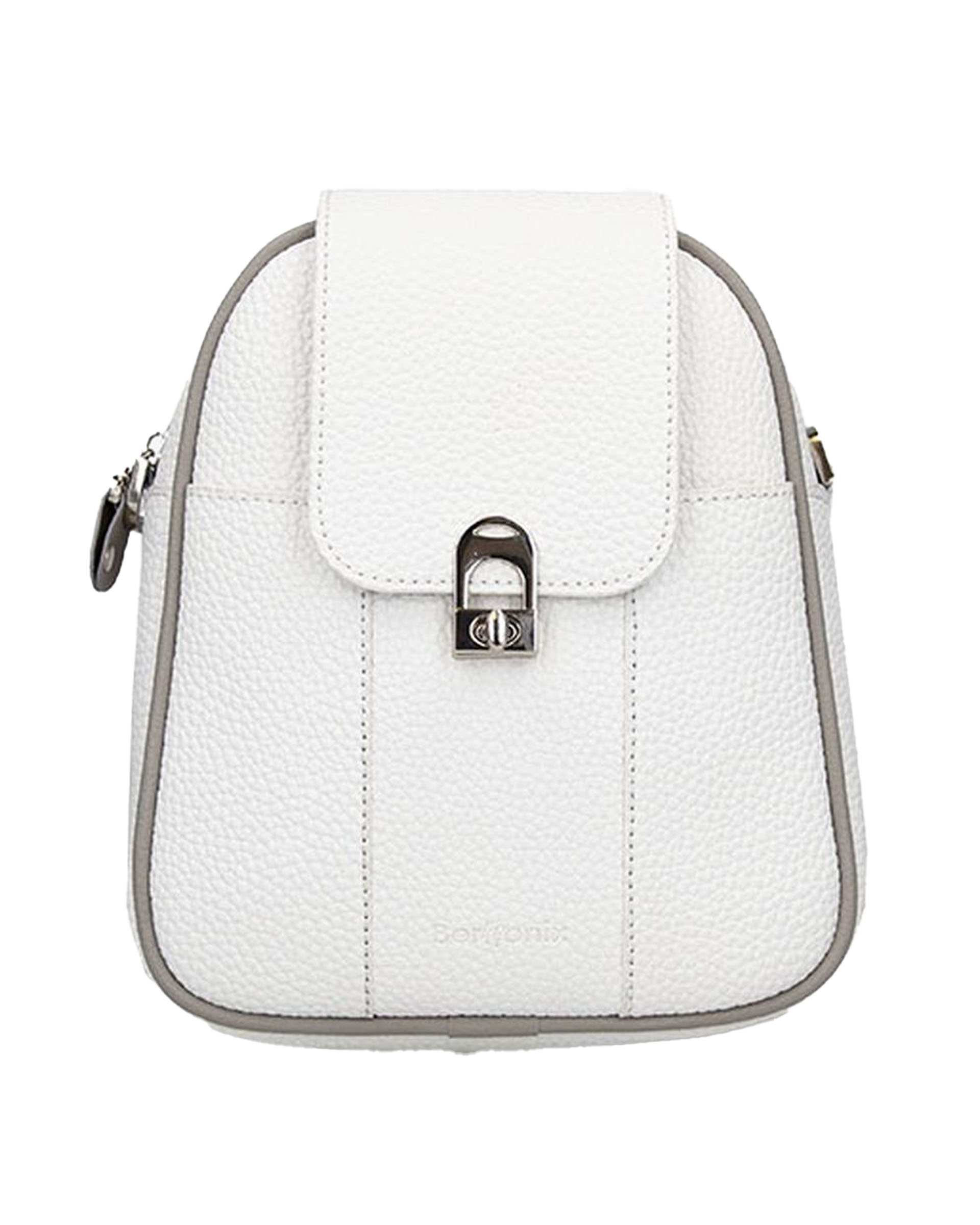 کیف دوشی زنانه سفید برتونیکس Berttonix کد 1020